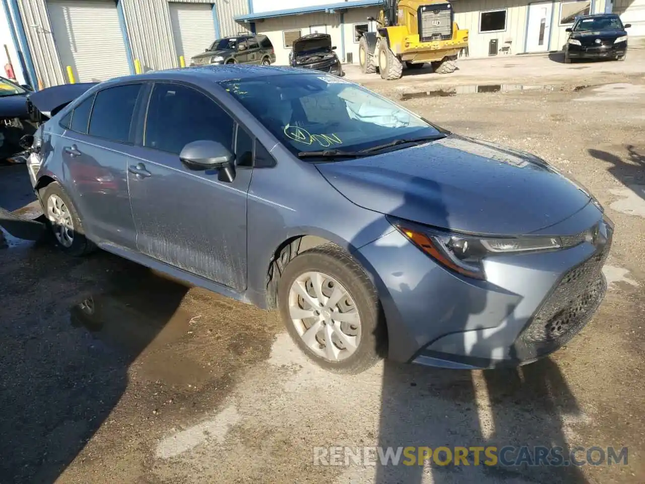 1 Photograph of a damaged car JTDEPRAE5LJ067188 TOYOTA COROLLA 2020