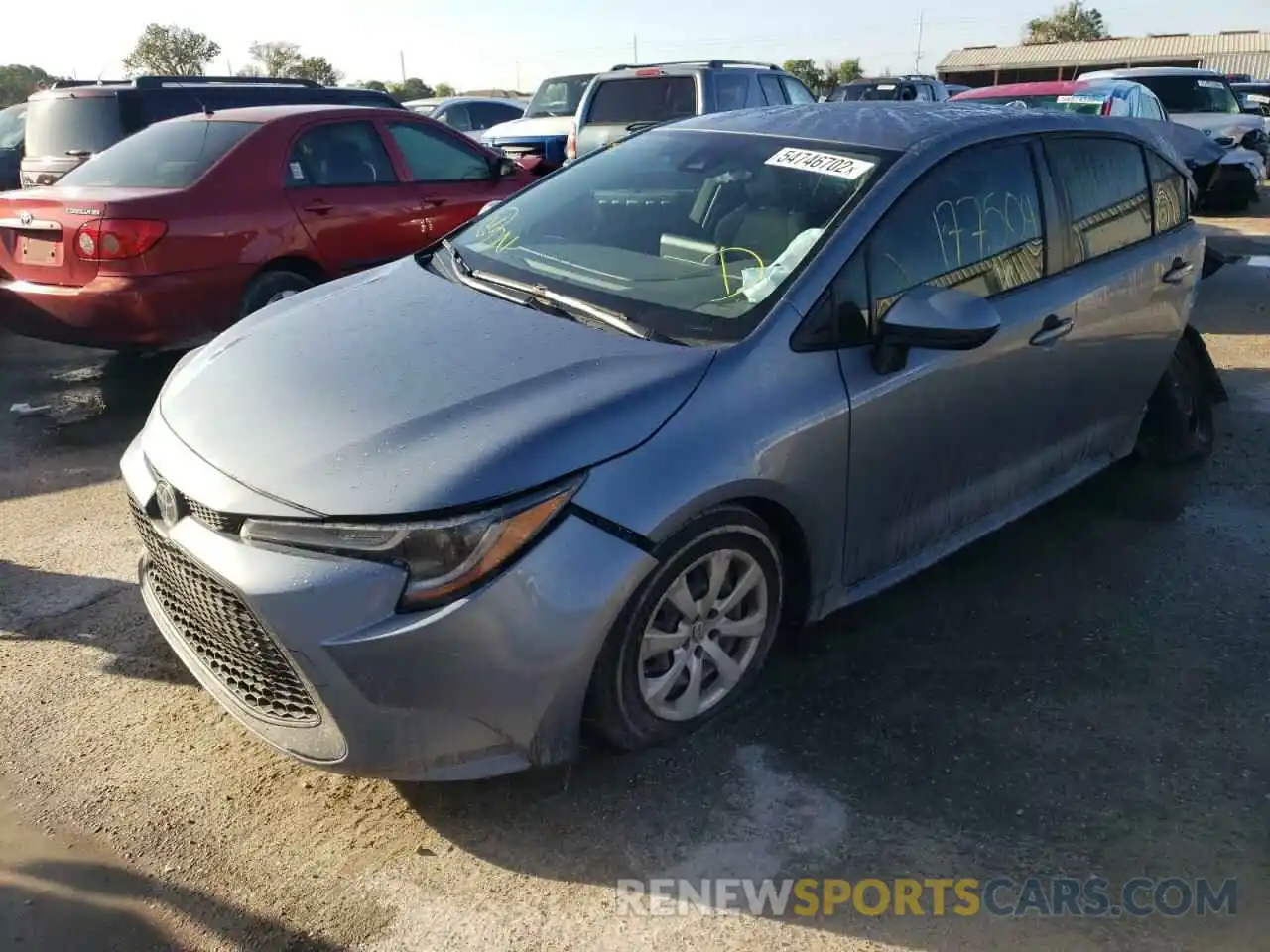 2 Photograph of a damaged car JTDEPRAE5LJ067188 TOYOTA COROLLA 2020