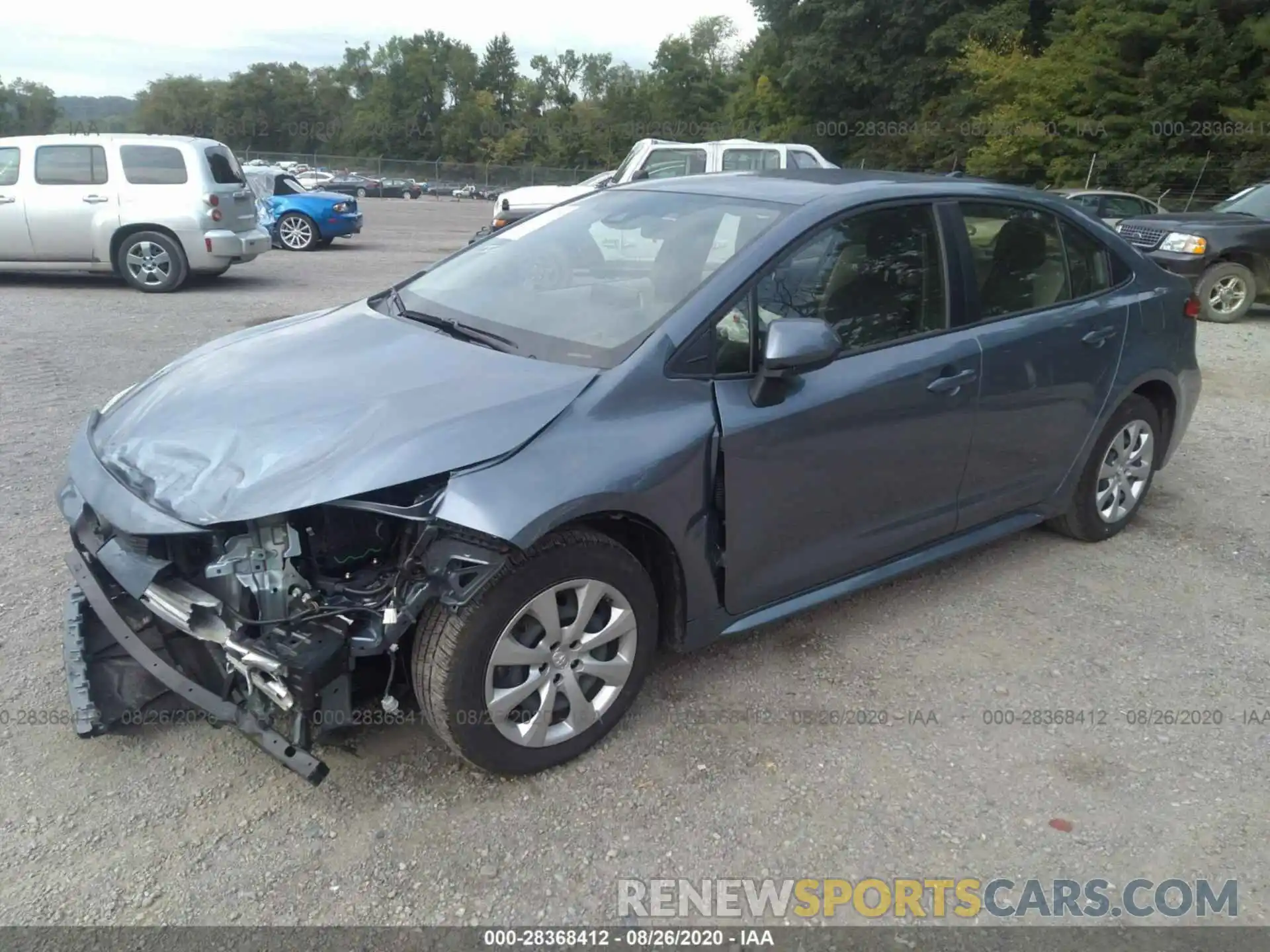 2 Photograph of a damaged car JTDEPRAE5LJ067997 TOYOTA COROLLA 2020