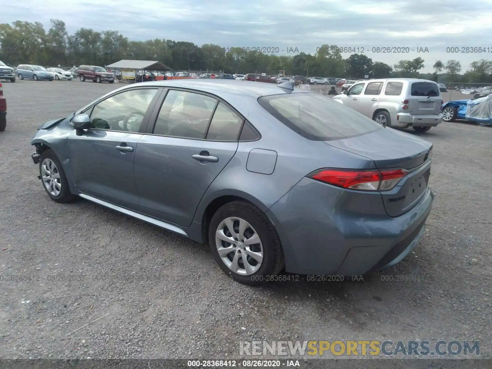 3 Photograph of a damaged car JTDEPRAE5LJ067997 TOYOTA COROLLA 2020