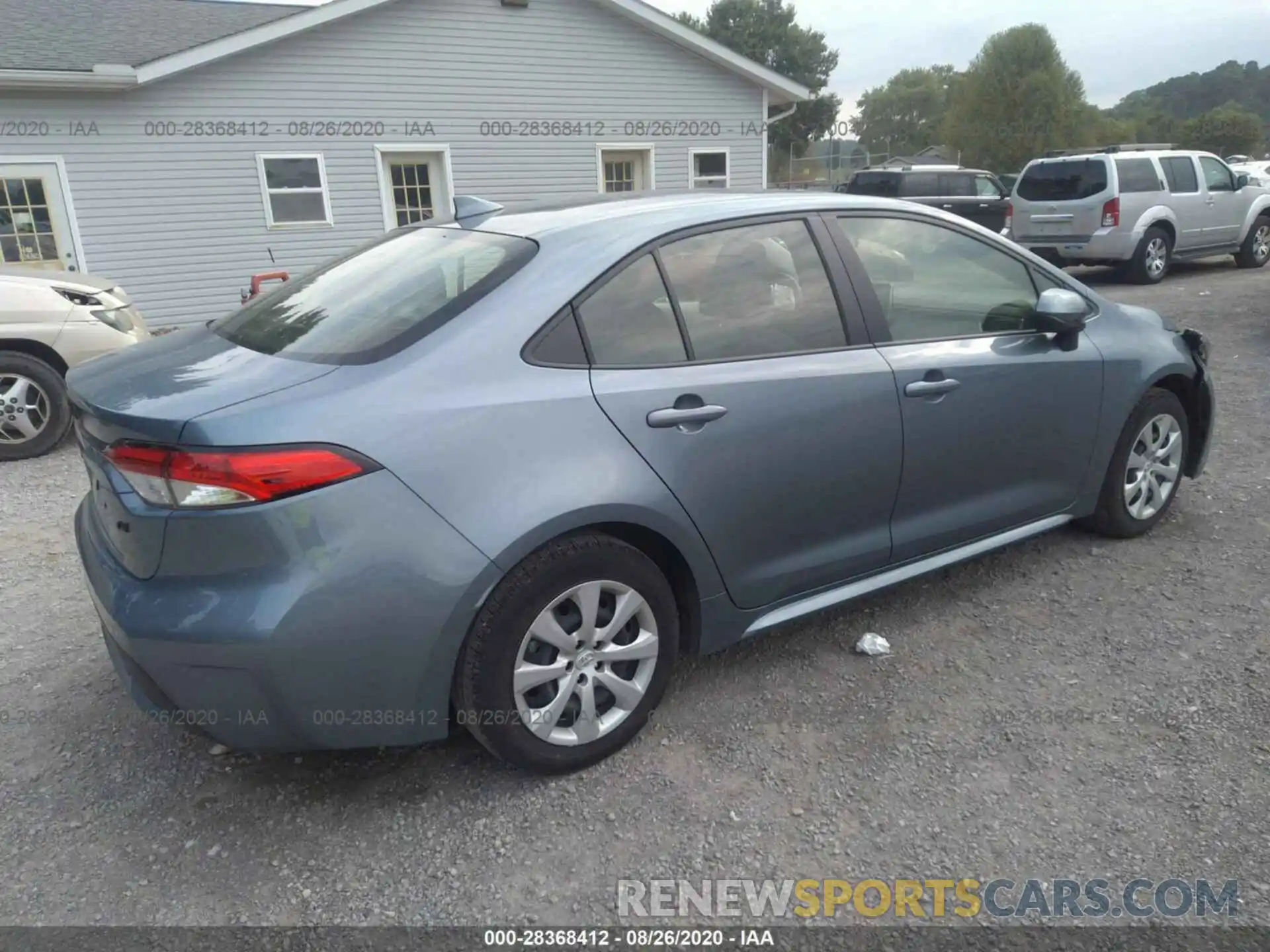 4 Photograph of a damaged car JTDEPRAE5LJ067997 TOYOTA COROLLA 2020