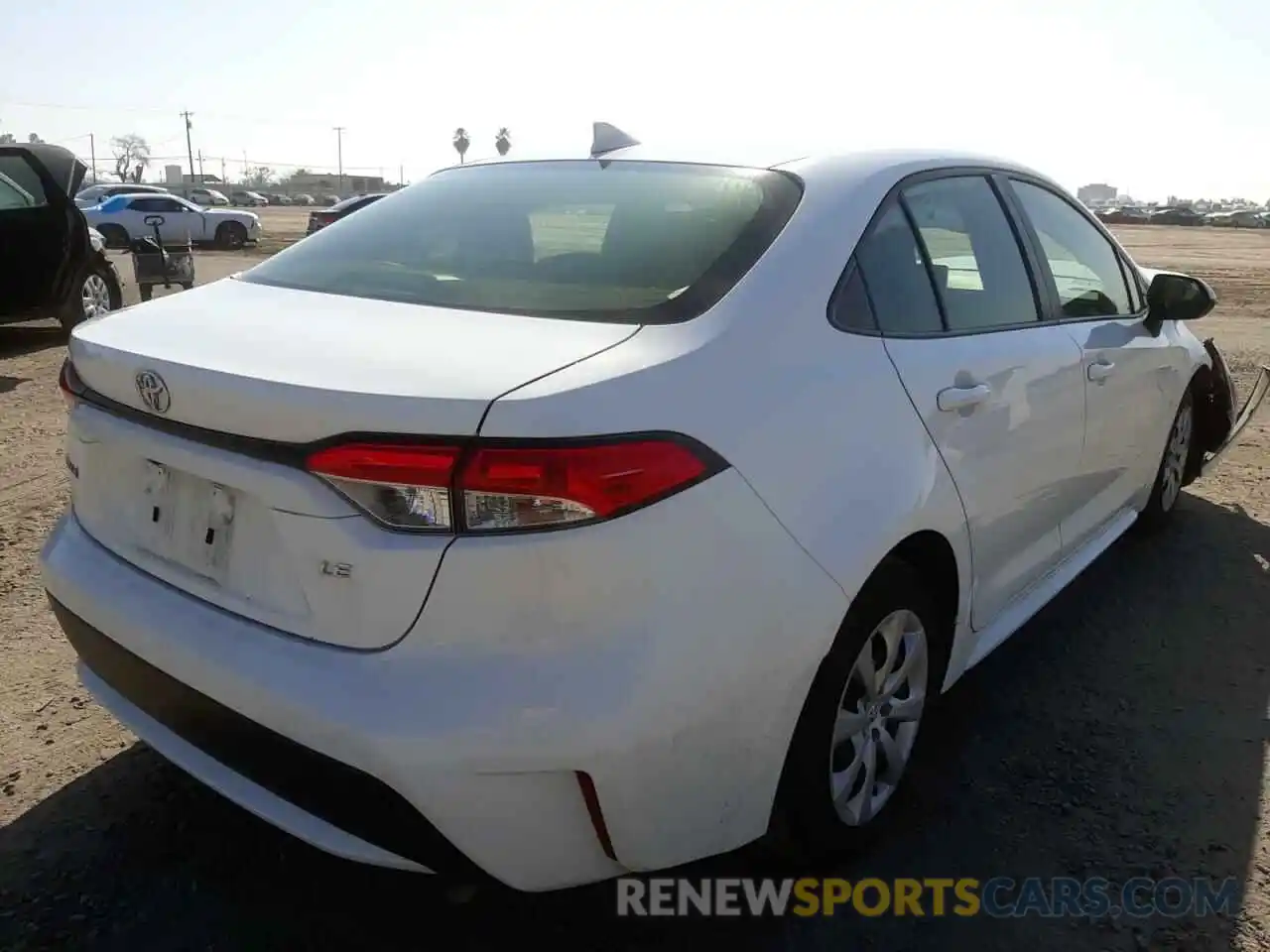 4 Photograph of a damaged car JTDEPRAE5LJ069281 TOYOTA COROLLA 2020