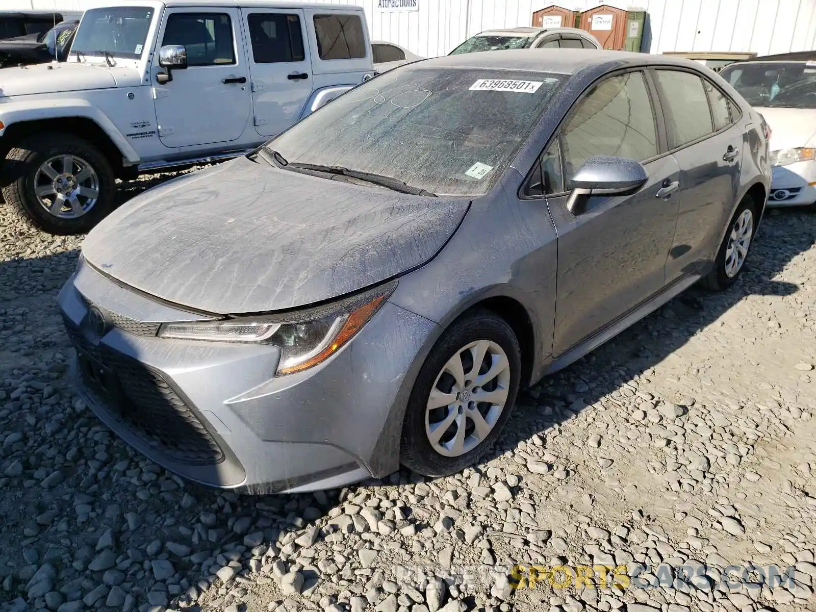 2 Photograph of a damaged car JTDEPRAE5LJ069393 TOYOTA COROLLA 2020