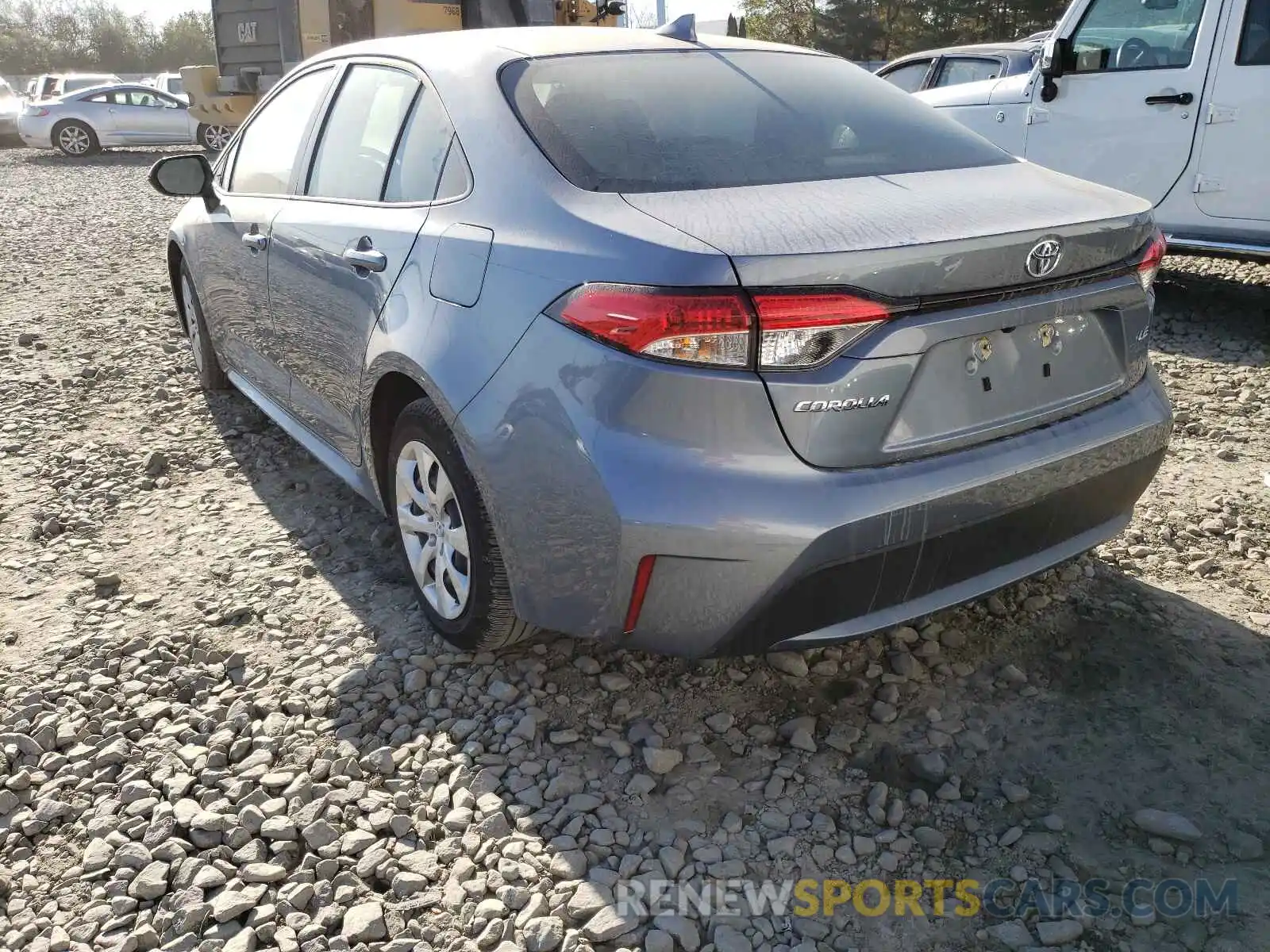 3 Photograph of a damaged car JTDEPRAE5LJ069393 TOYOTA COROLLA 2020