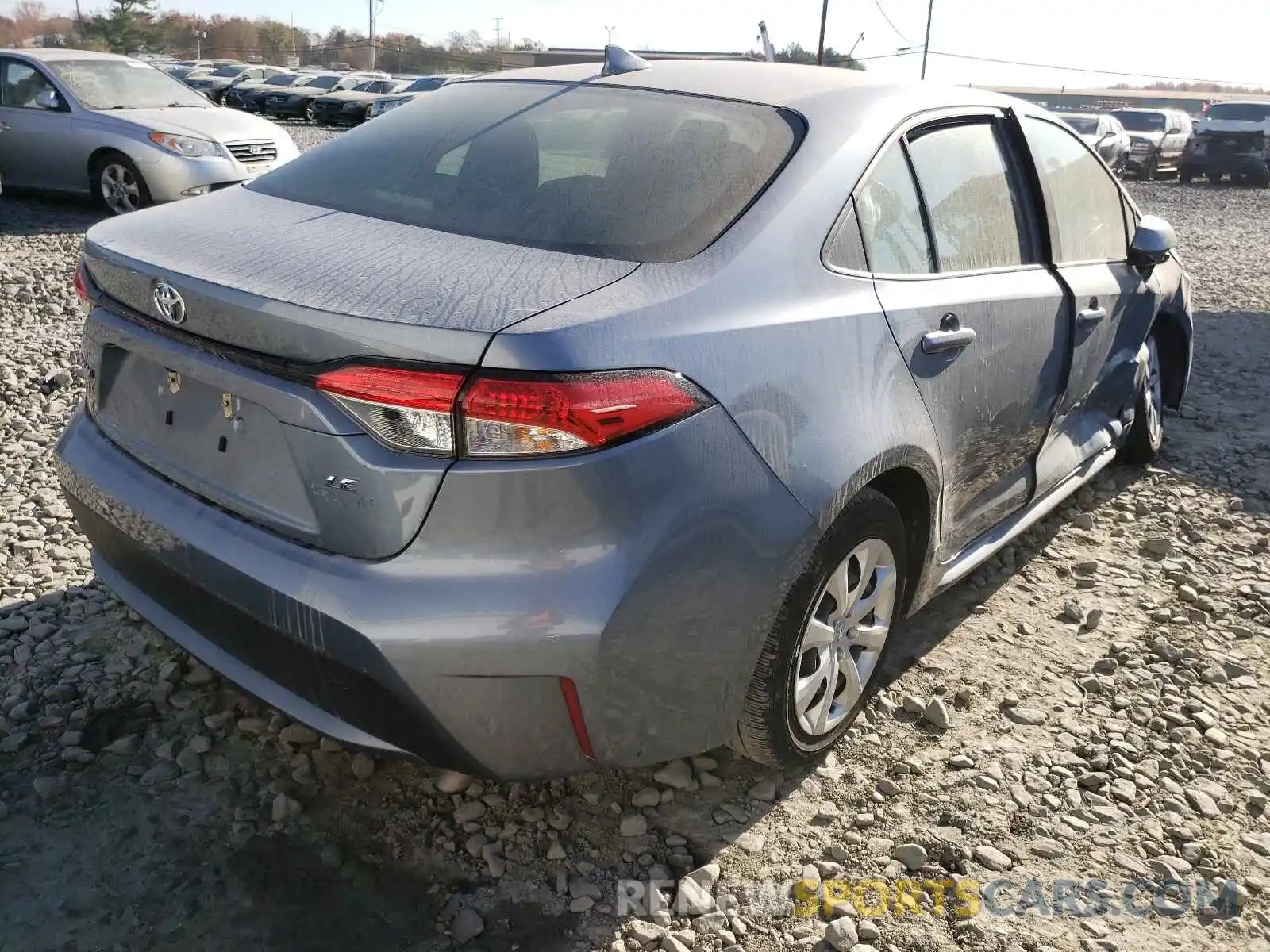 4 Photograph of a damaged car JTDEPRAE5LJ069393 TOYOTA COROLLA 2020