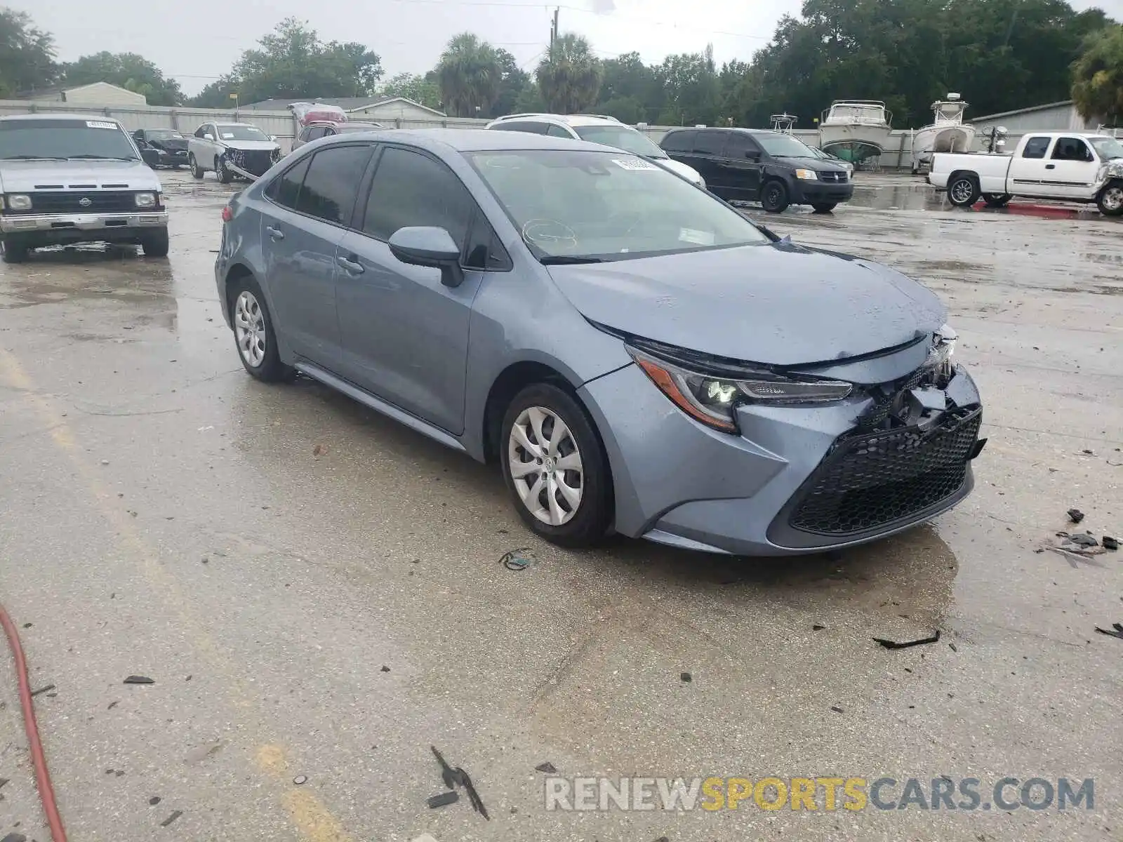 1 Photograph of a damaged car JTDEPRAE5LJ070706 TOYOTA COROLLA 2020