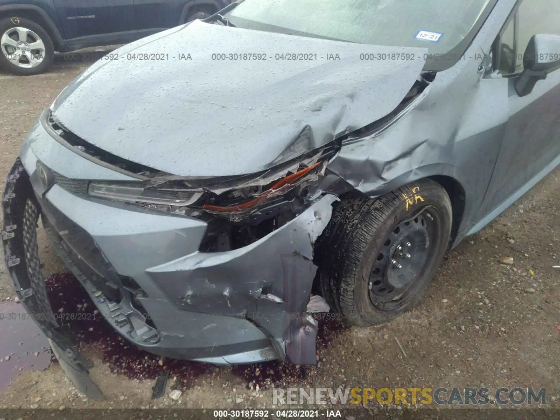 6 Photograph of a damaged car JTDEPRAE5LJ071287 TOYOTA COROLLA 2020