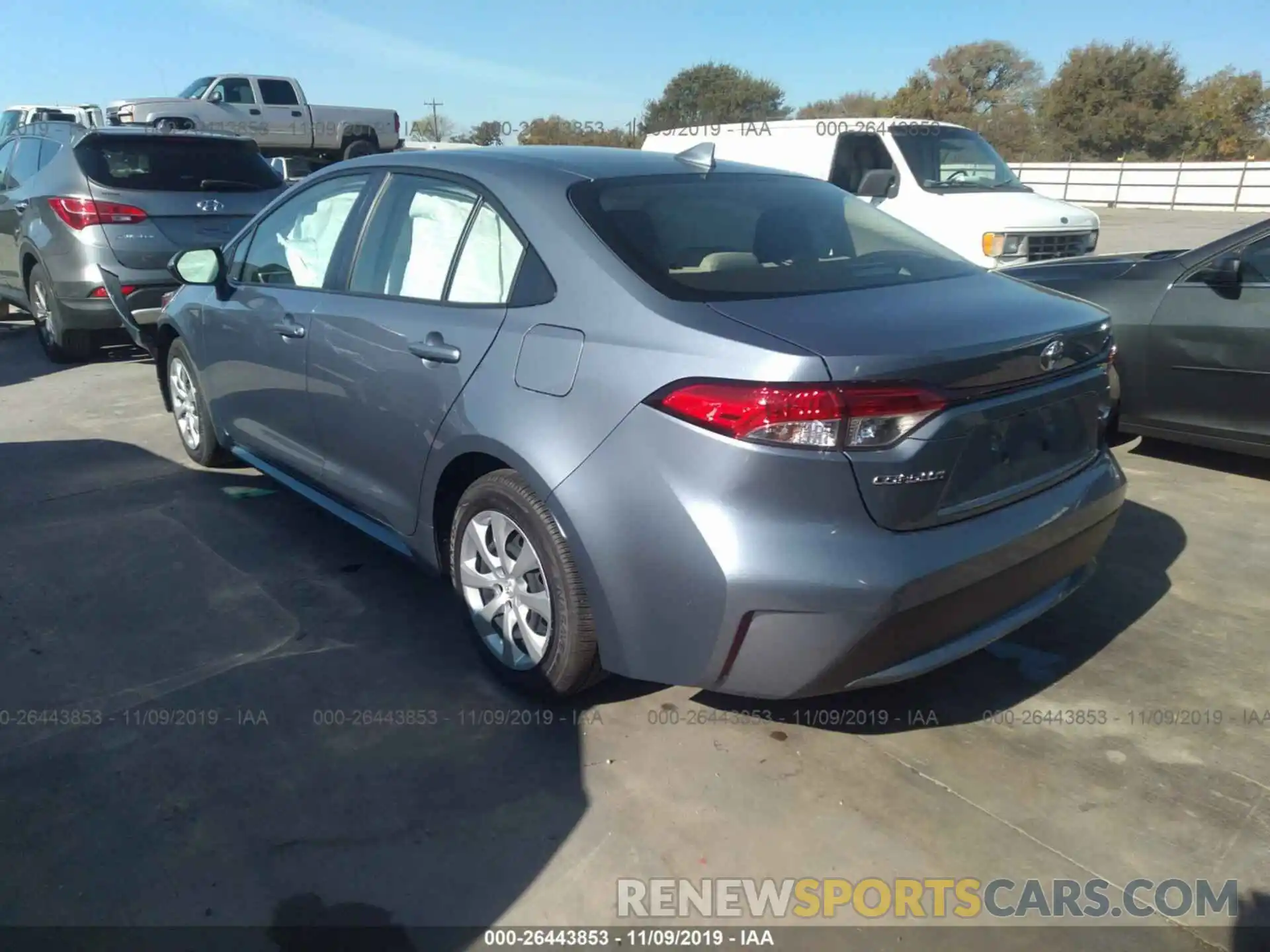 3 Photograph of a damaged car JTDEPRAE5LJ071631 TOYOTA COROLLA 2020