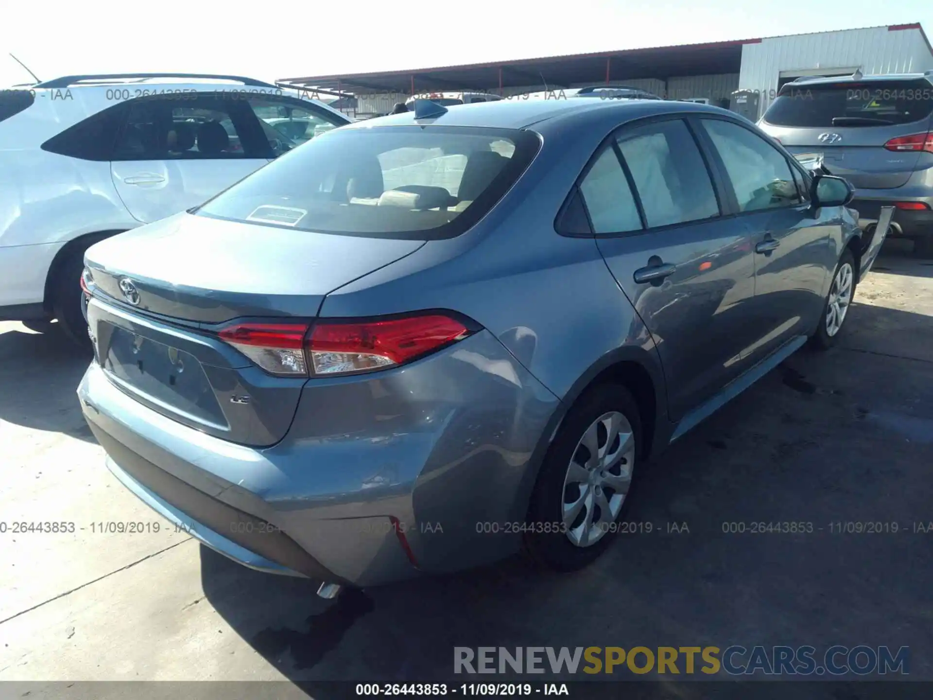 4 Photograph of a damaged car JTDEPRAE5LJ071631 TOYOTA COROLLA 2020