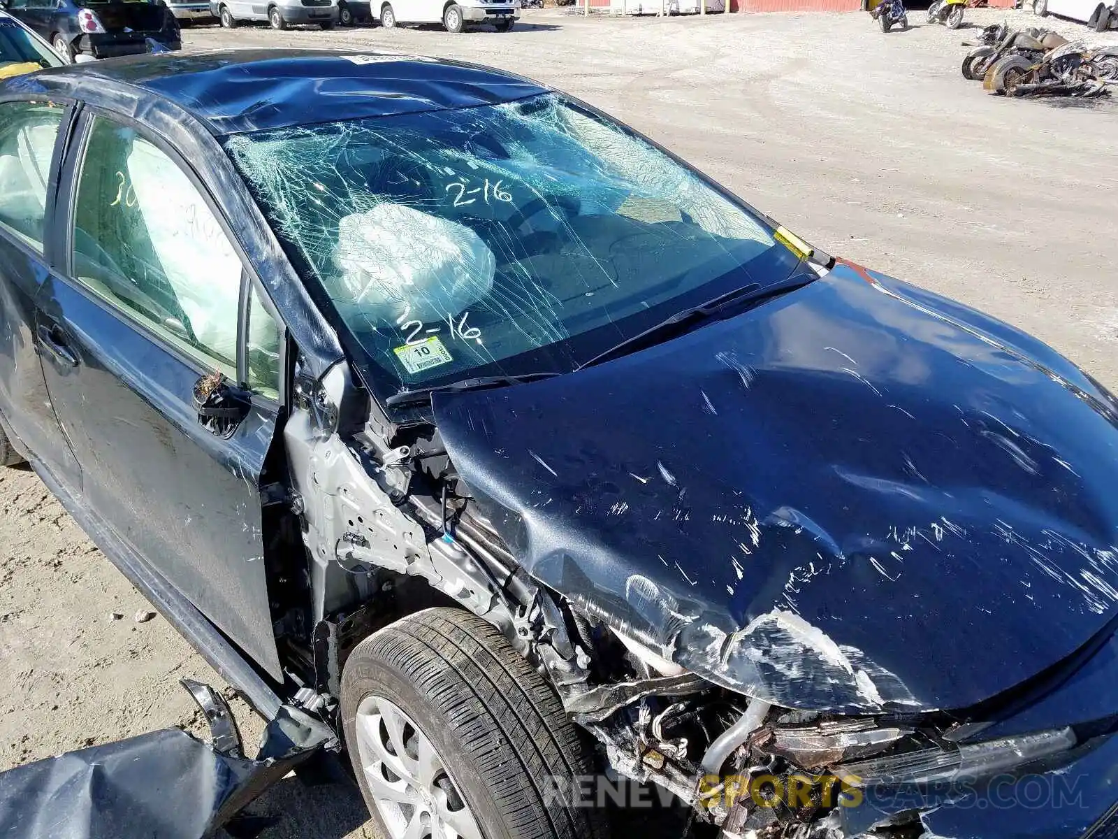 9 Photograph of a damaged car JTDEPRAE5LJ071953 TOYOTA COROLLA 2020