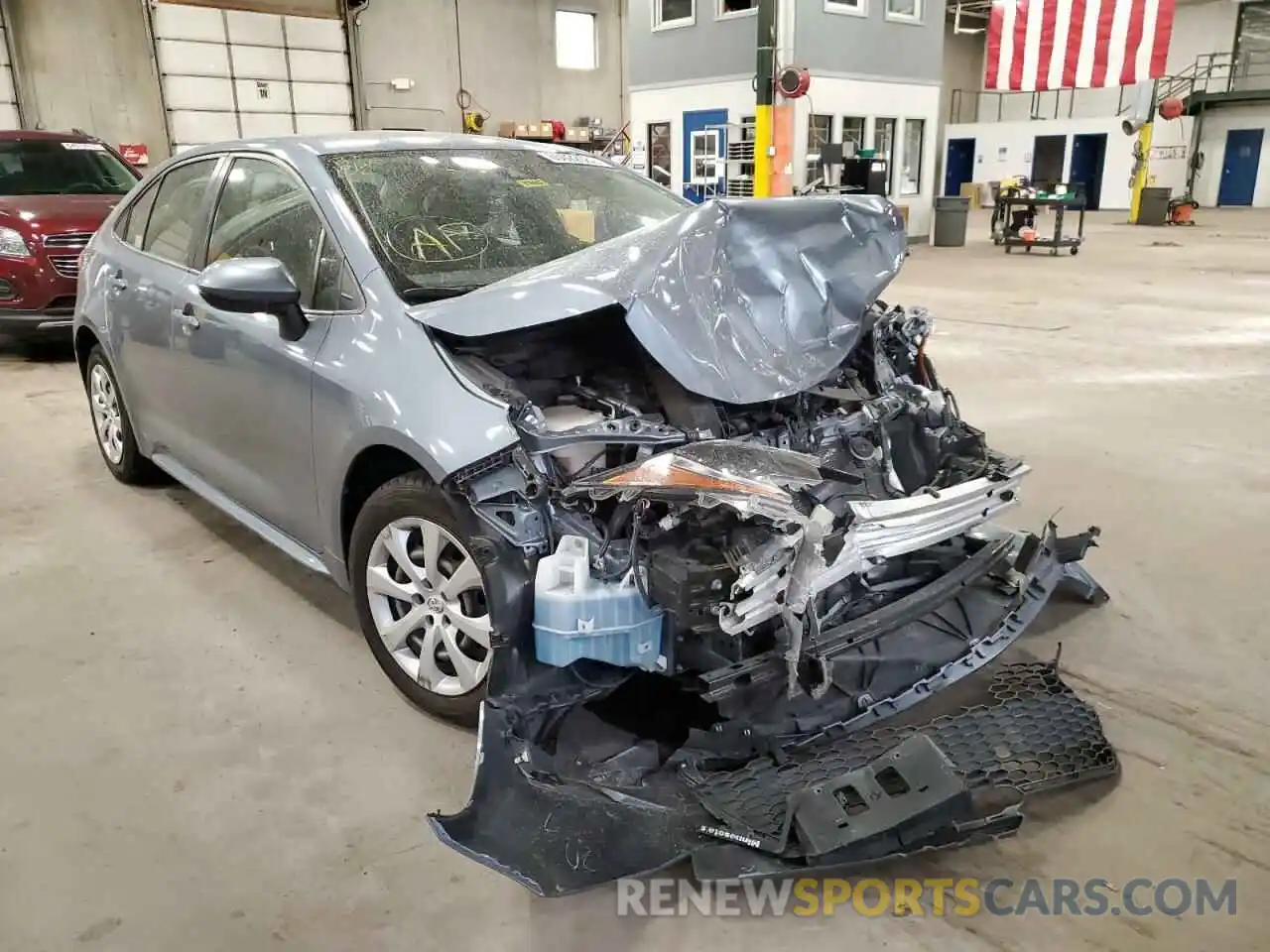 1 Photograph of a damaged car JTDEPRAE5LJ072519 TOYOTA COROLLA 2020