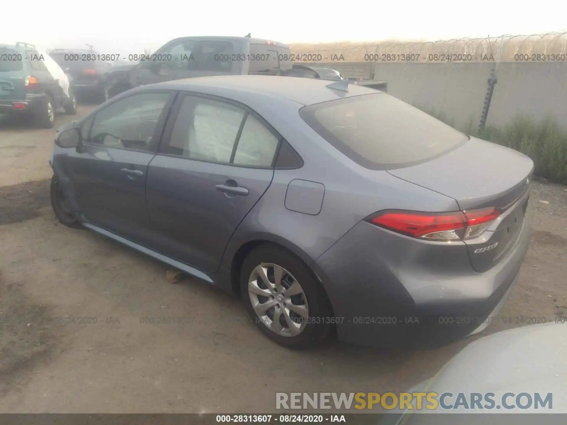 3 Photograph of a damaged car JTDEPRAE5LJ072522 TOYOTA COROLLA 2020