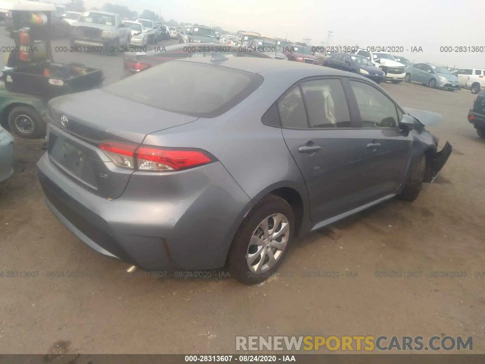 4 Photograph of a damaged car JTDEPRAE5LJ072522 TOYOTA COROLLA 2020