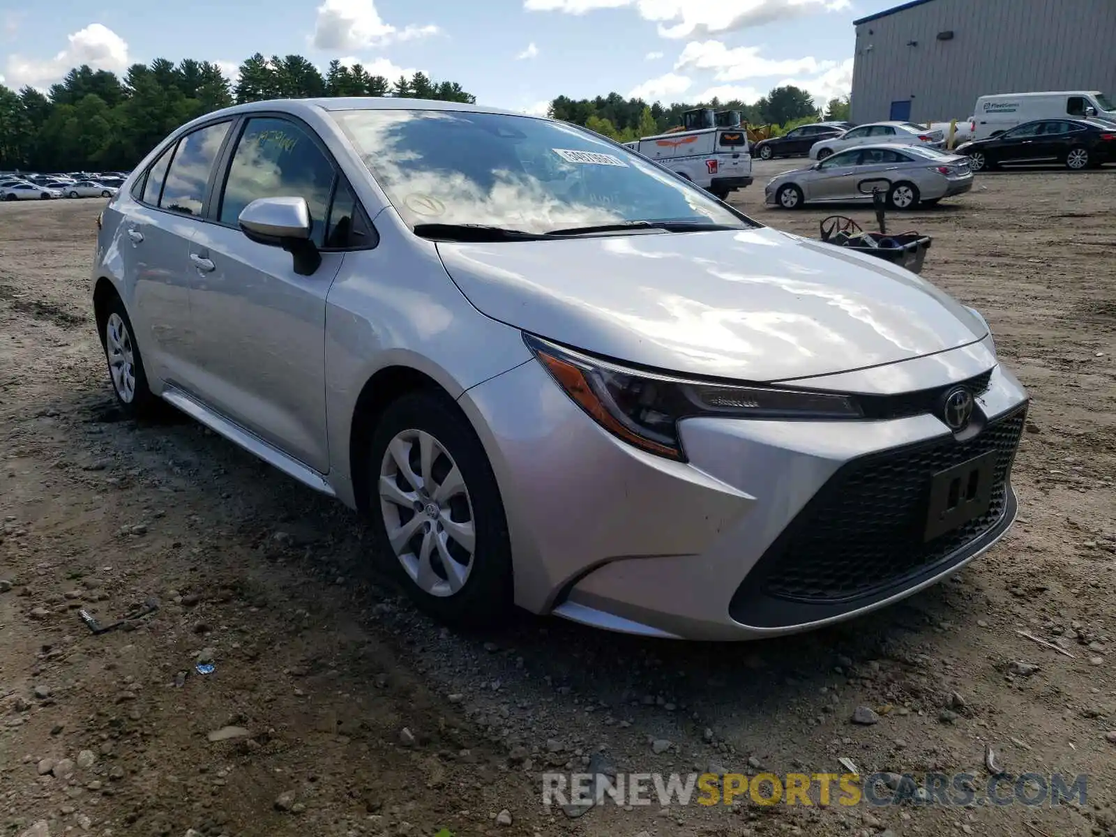 1 Photograph of a damaged car JTDEPRAE5LJ073105 TOYOTA COROLLA 2020