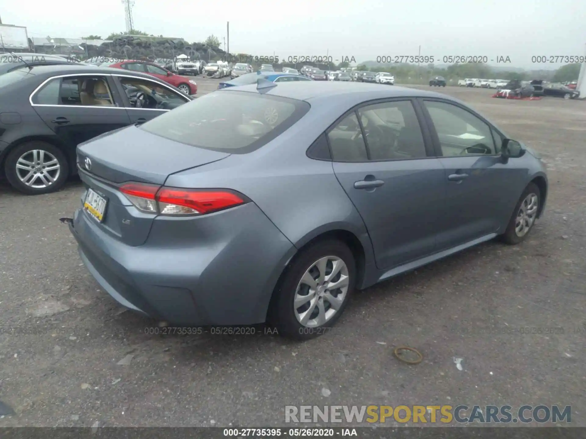 4 Photograph of a damaged car JTDEPRAE5LJ074254 TOYOTA COROLLA 2020