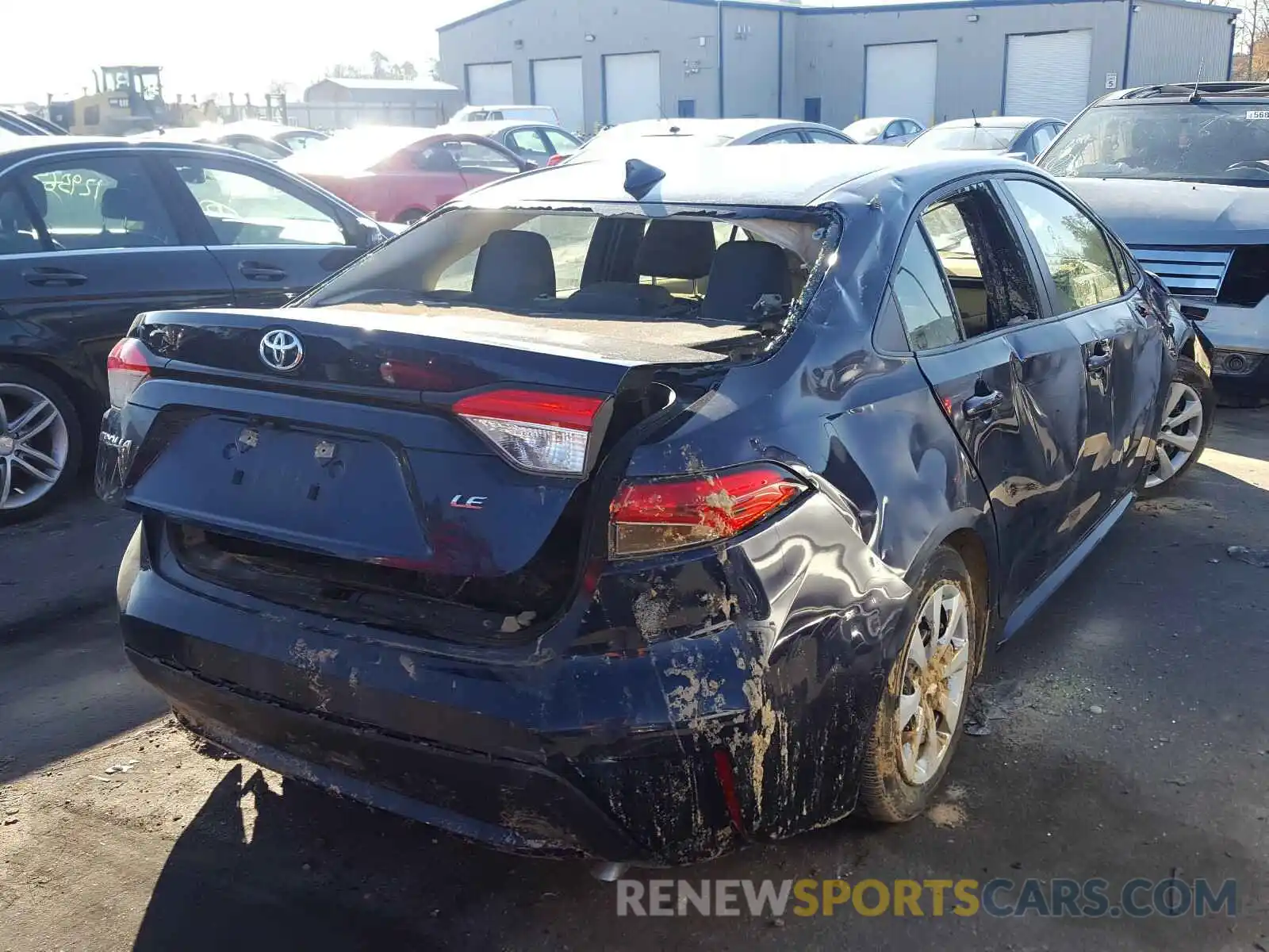 4 Photograph of a damaged car JTDEPRAE5LJ075145 TOYOTA COROLLA 2020