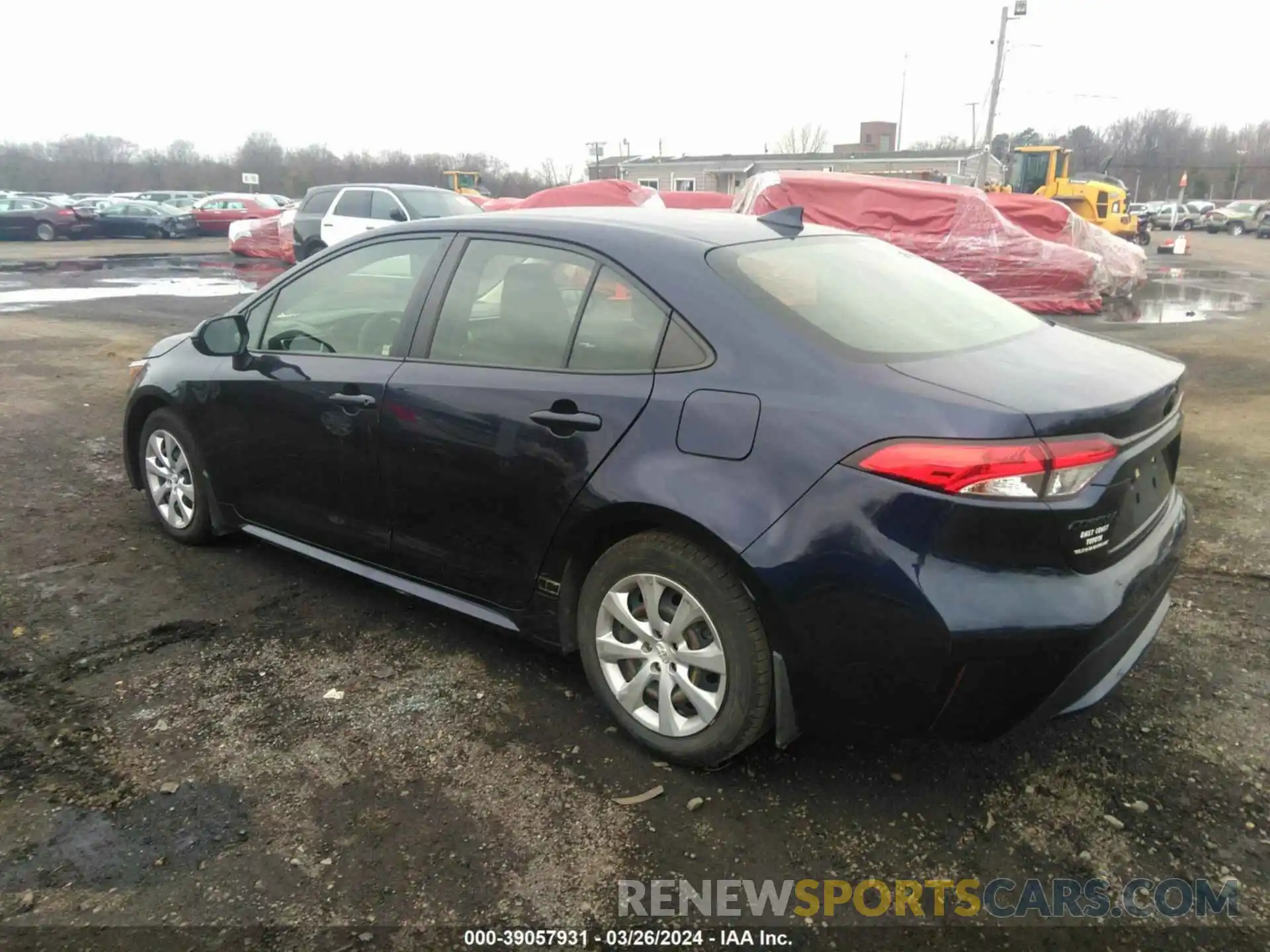 3 Photograph of a damaged car JTDEPRAE5LJ076005 TOYOTA COROLLA 2020