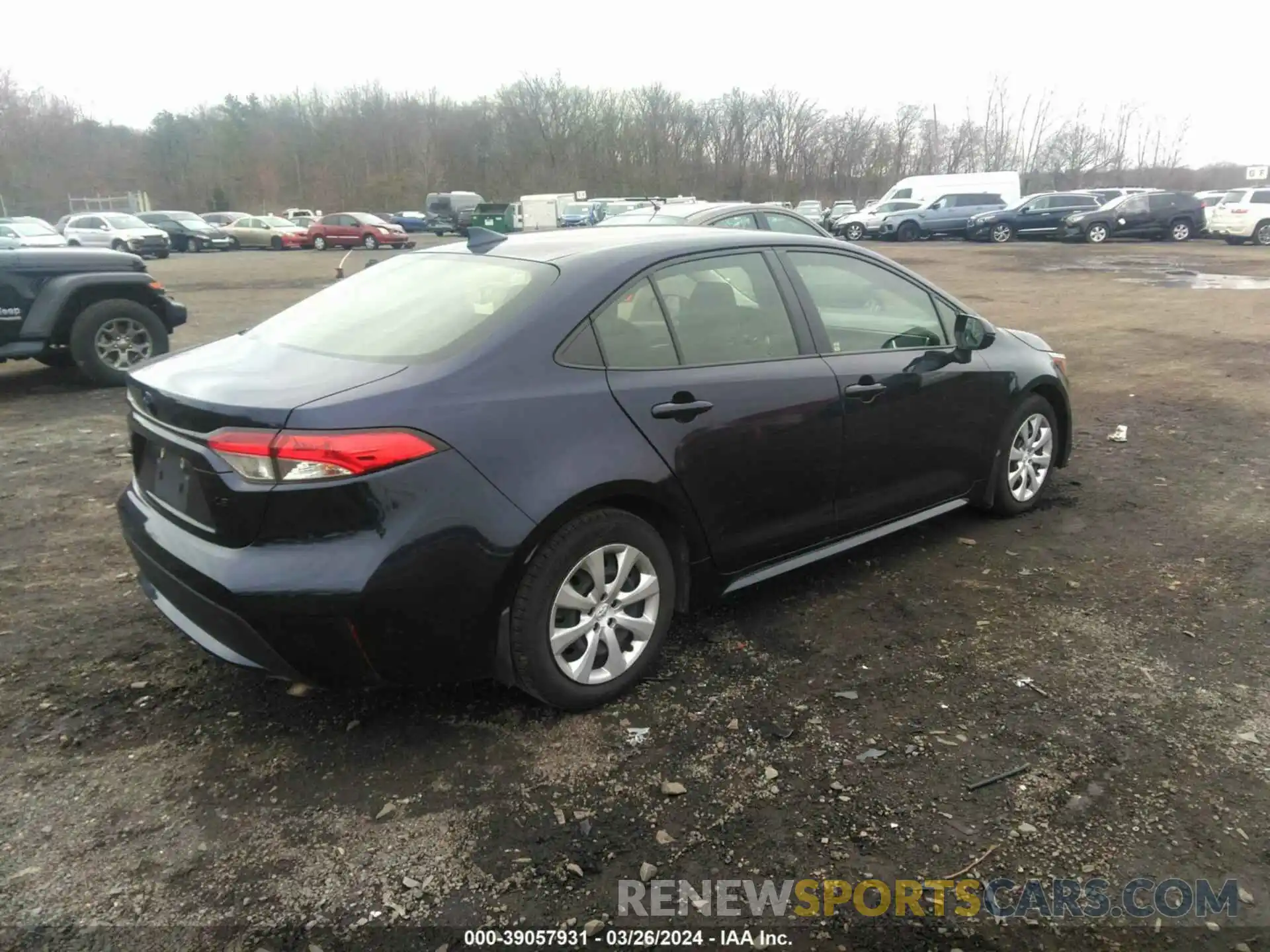 4 Photograph of a damaged car JTDEPRAE5LJ076005 TOYOTA COROLLA 2020