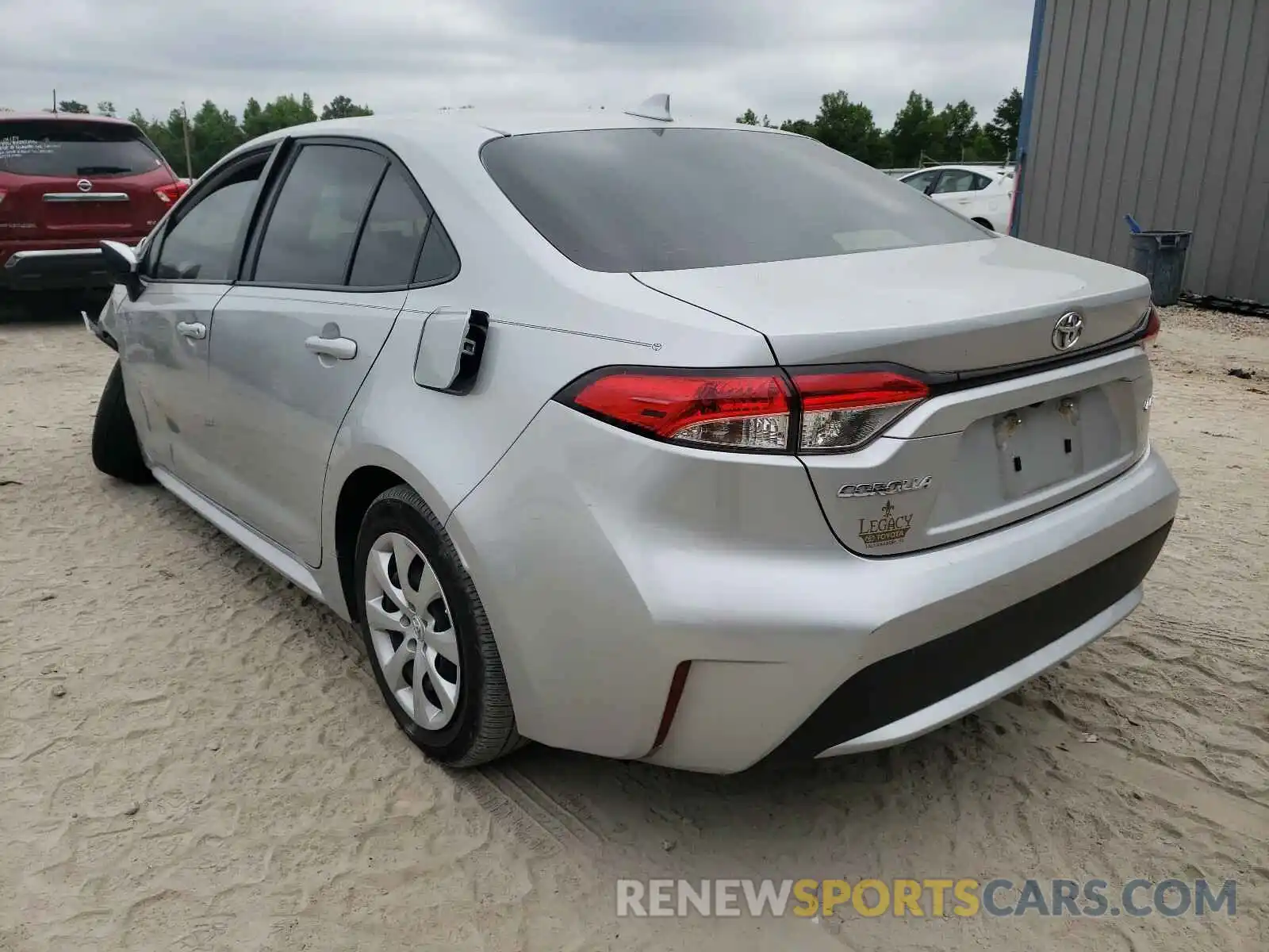 3 Photograph of a damaged car JTDEPRAE5LJ076621 TOYOTA COROLLA 2020