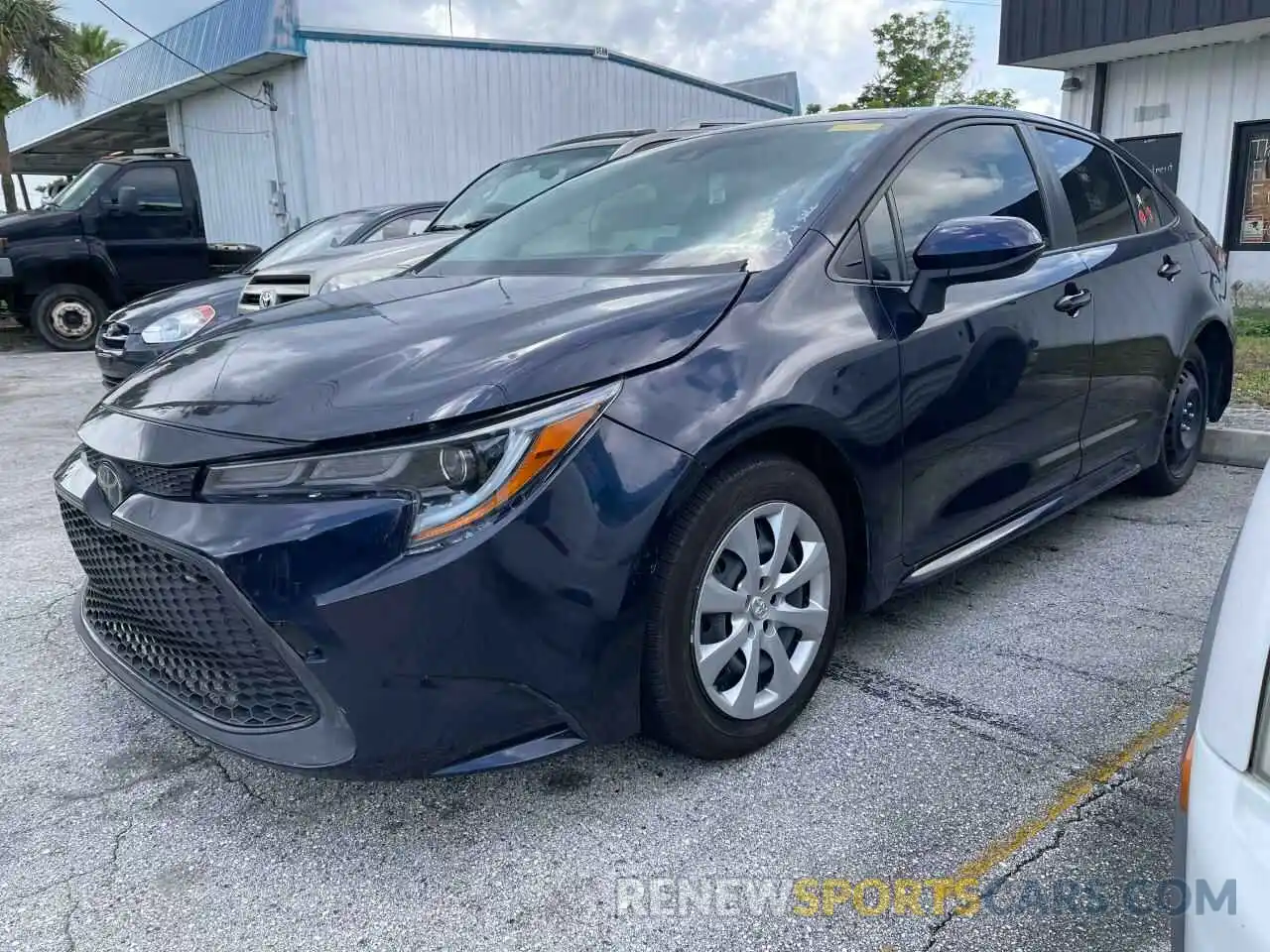 2 Photograph of a damaged car JTDEPRAE5LJ076912 TOYOTA COROLLA 2020