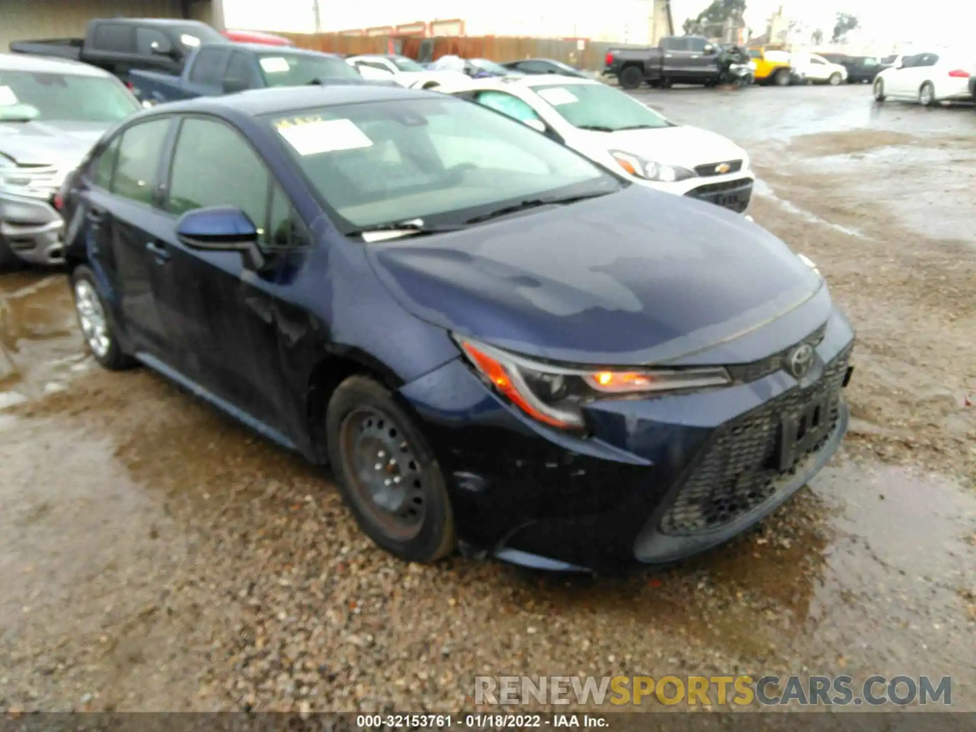 1 Photograph of a damaged car JTDEPRAE5LJ077056 TOYOTA COROLLA 2020