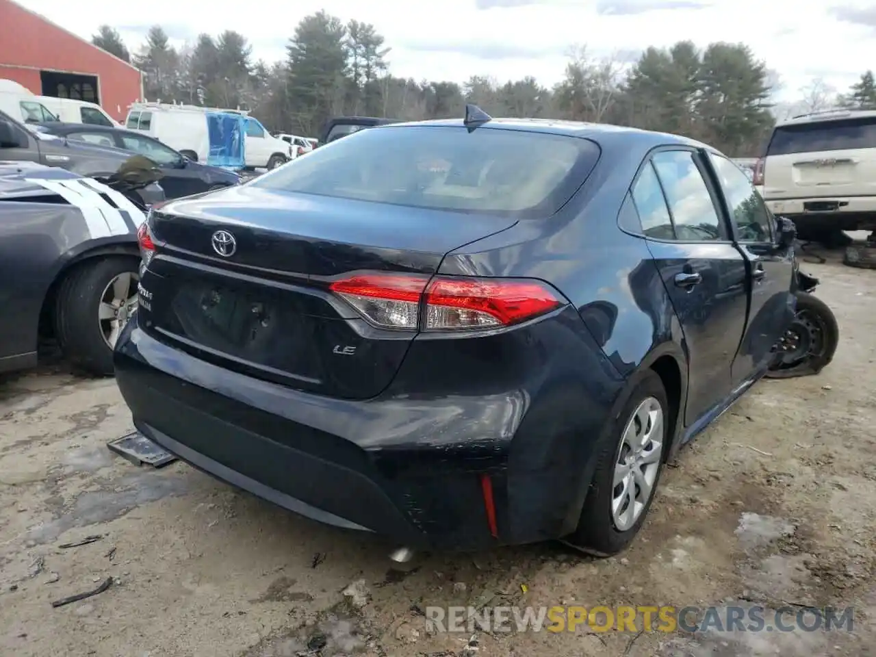 4 Photograph of a damaged car JTDEPRAE5LJ077591 TOYOTA COROLLA 2020