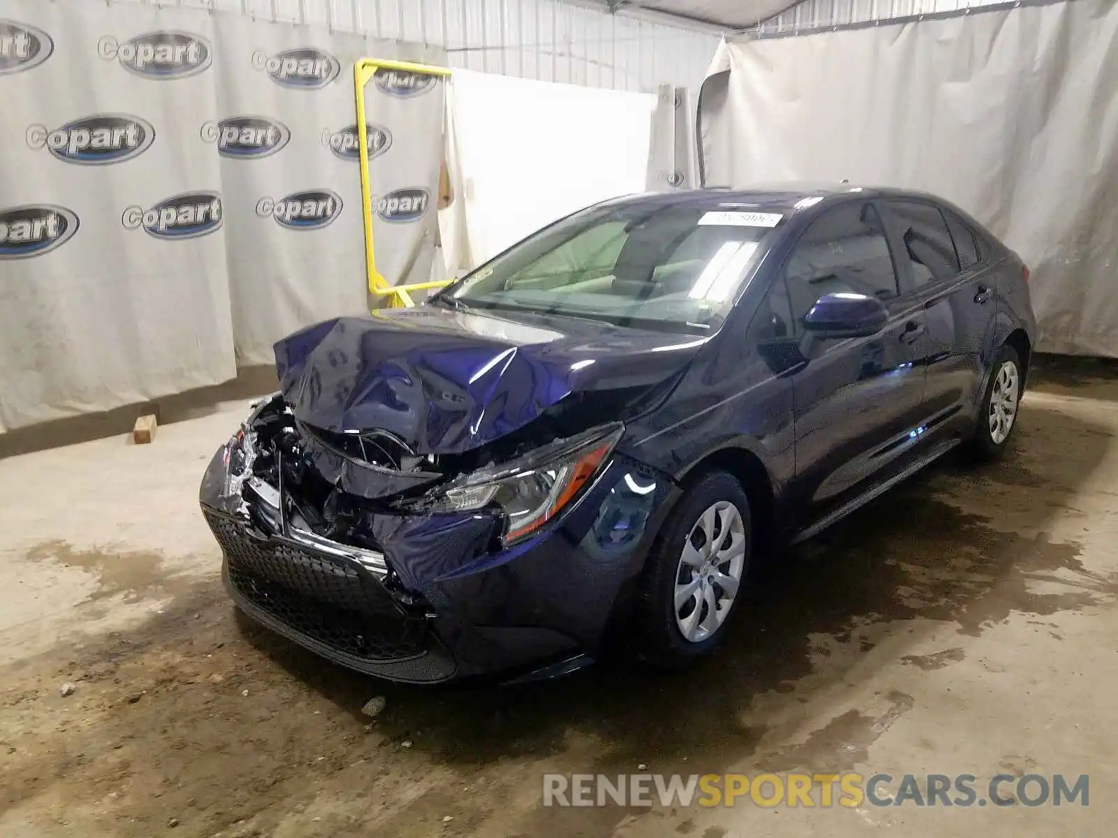 2 Photograph of a damaged car JTDEPRAE5LJ077865 TOYOTA COROLLA 2020