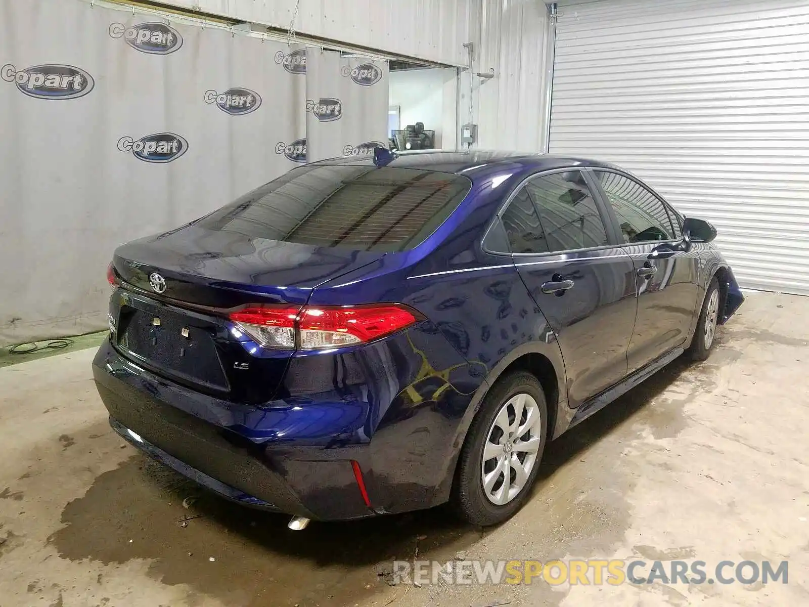 4 Photograph of a damaged car JTDEPRAE5LJ077865 TOYOTA COROLLA 2020