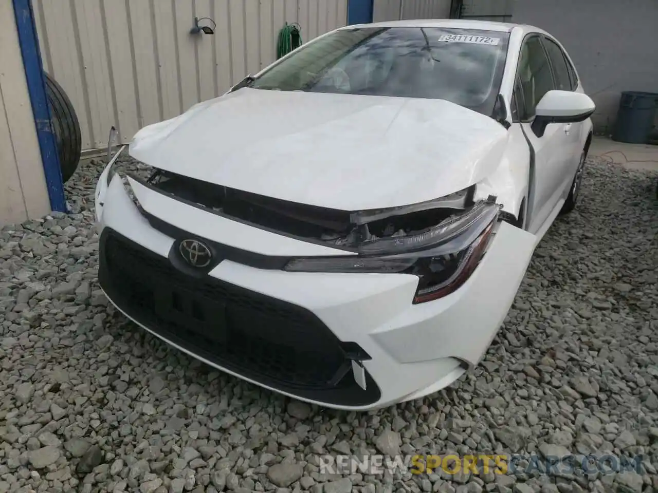 2 Photograph of a damaged car JTDEPRAE5LJ077932 TOYOTA COROLLA 2020