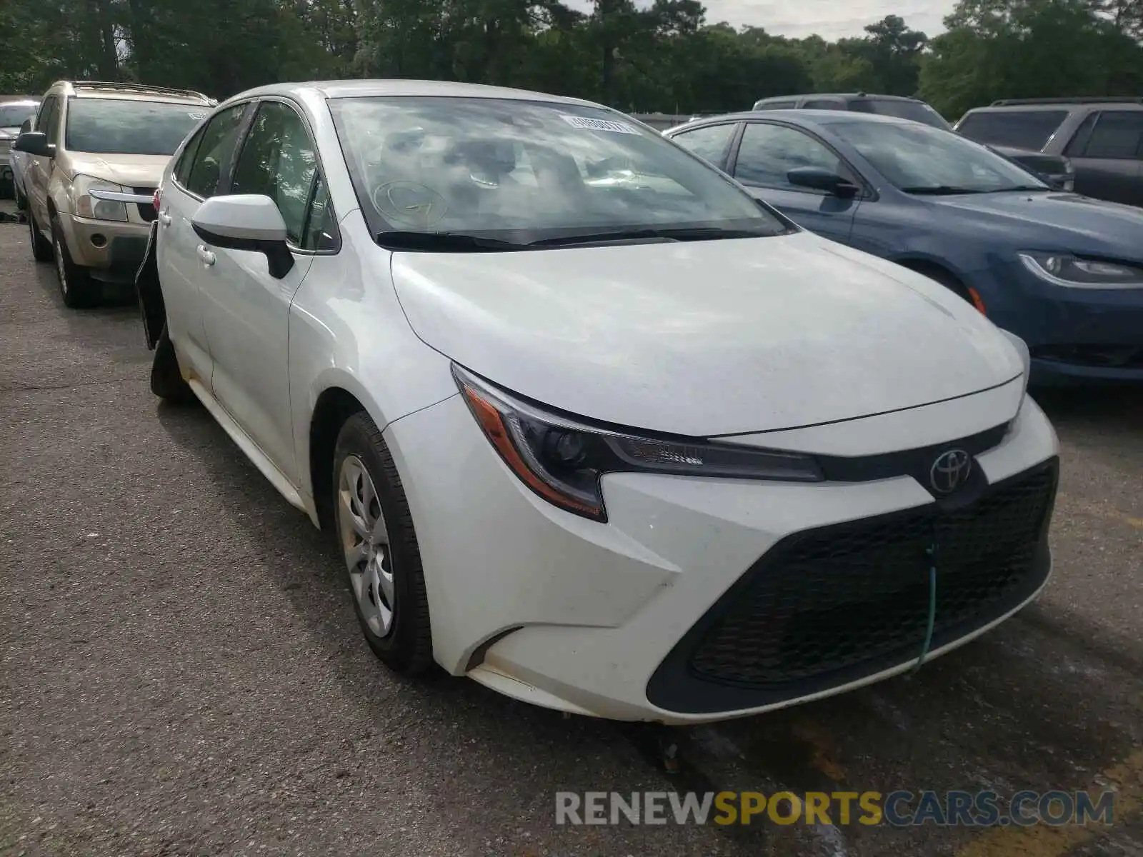 1 Photograph of a damaged car JTDEPRAE5LJ077963 TOYOTA COROLLA 2020