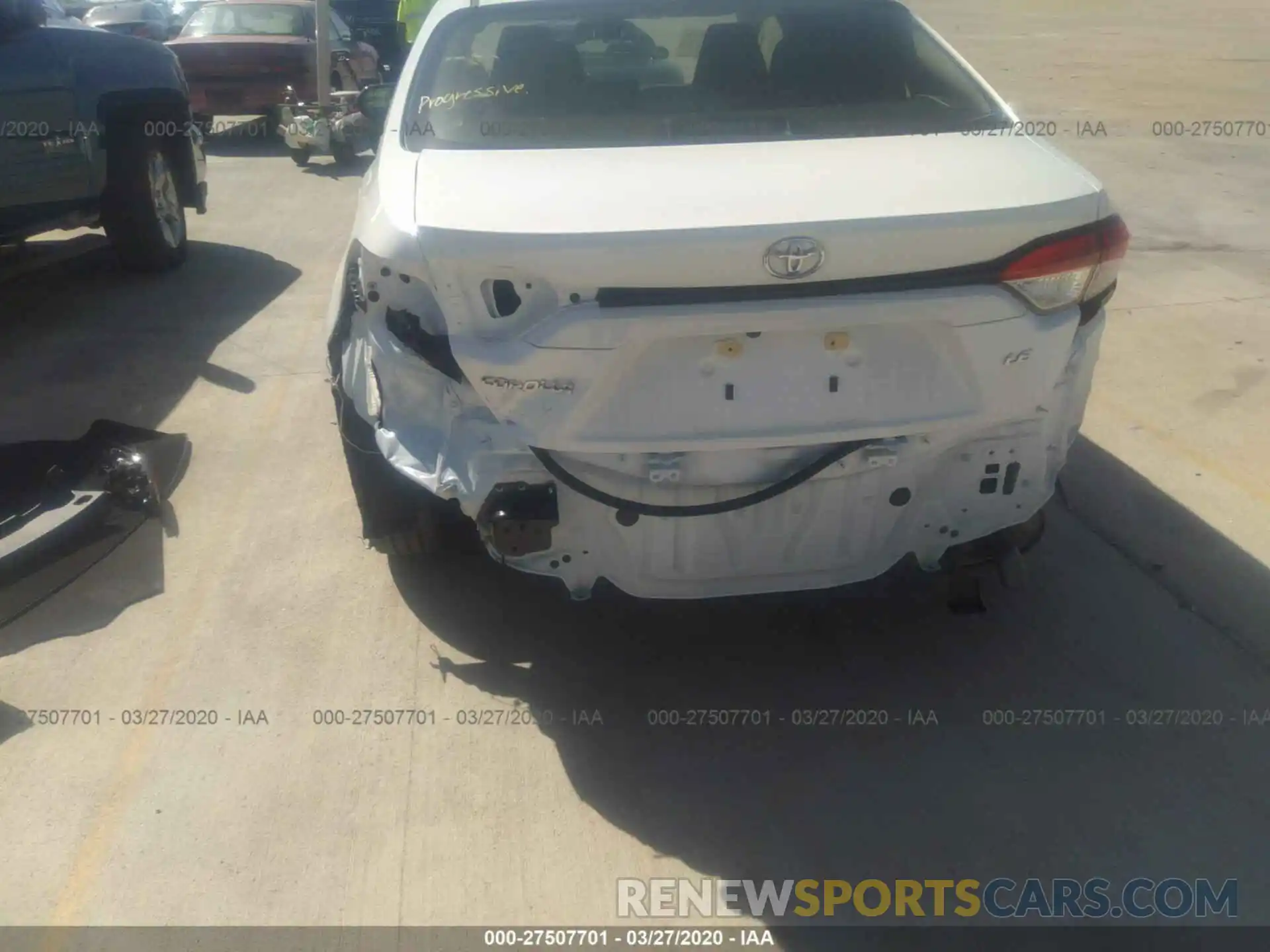 6 Photograph of a damaged car JTDEPRAE5LJ078935 TOYOTA COROLLA 2020