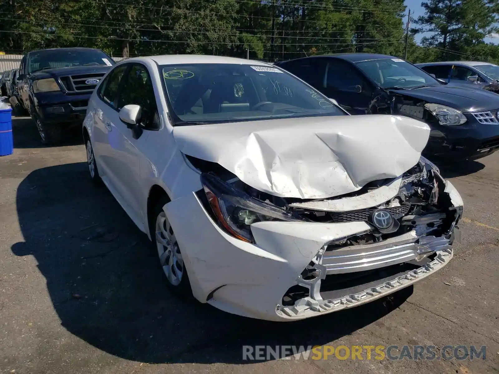 1 Photograph of a damaged car JTDEPRAE5LJ079566 TOYOTA COROLLA 2020