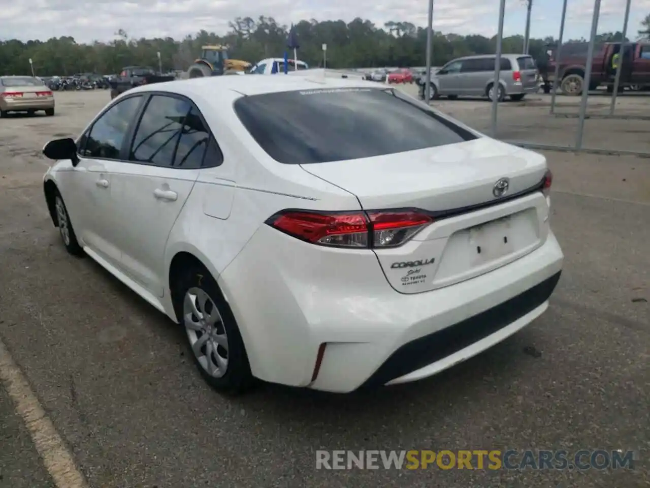 3 Photograph of a damaged car JTDEPRAE5LJ080054 TOYOTA COROLLA 2020