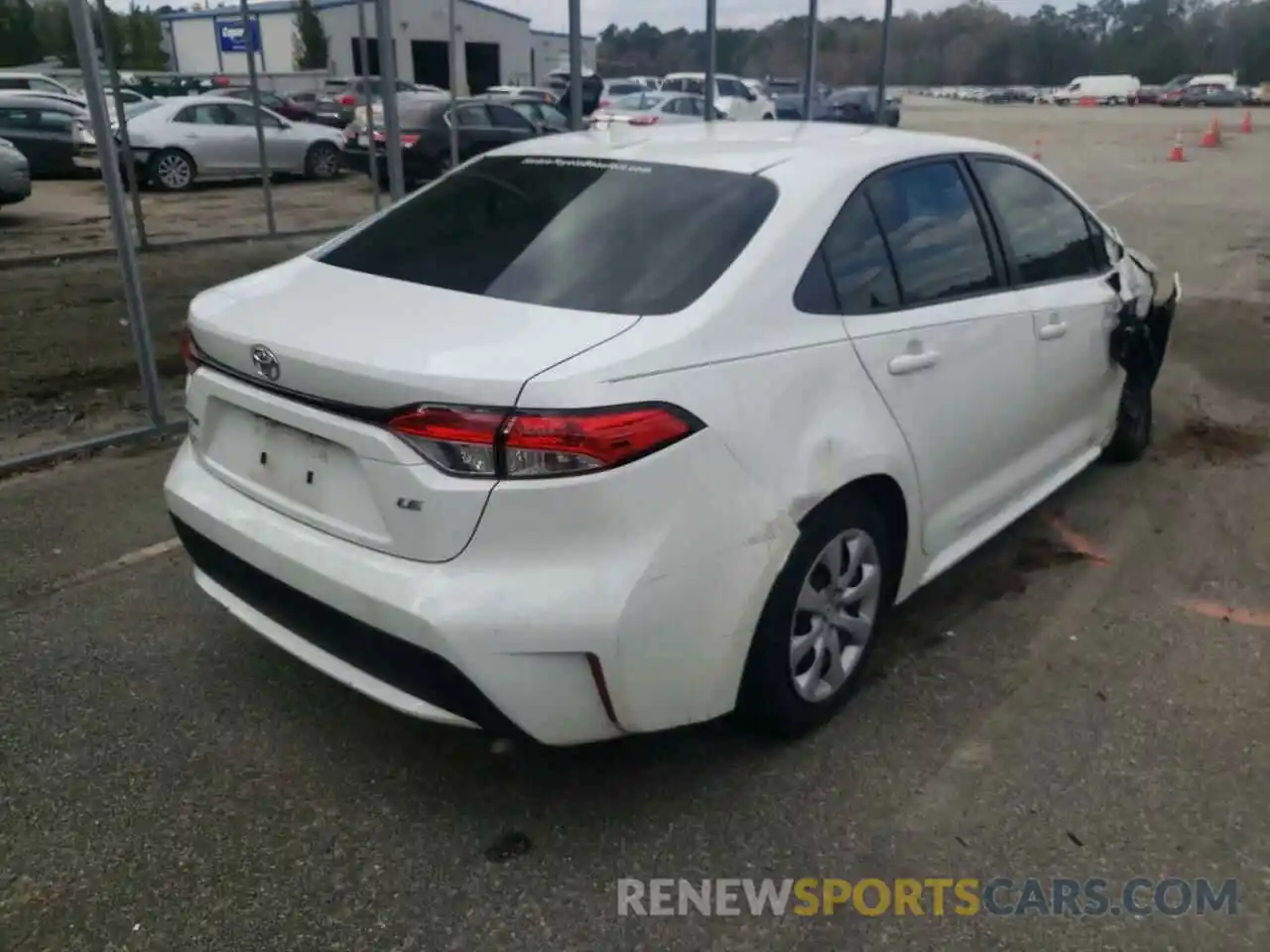 4 Photograph of a damaged car JTDEPRAE5LJ080054 TOYOTA COROLLA 2020