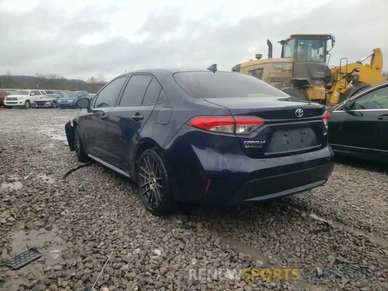 3 Photograph of a damaged car JTDEPRAE5LJ083584 TOYOTA COROLLA 2020