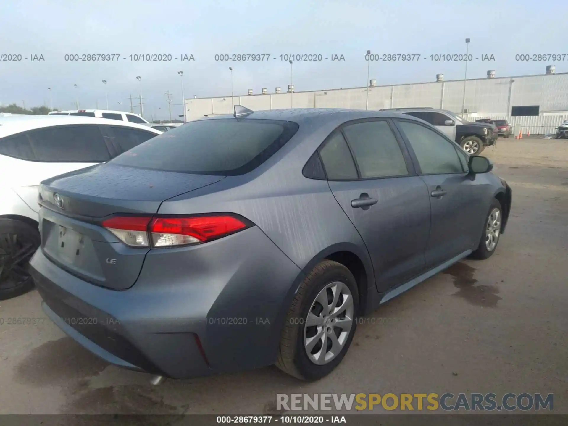 4 Photograph of a damaged car JTDEPRAE5LJ084279 TOYOTA COROLLA 2020