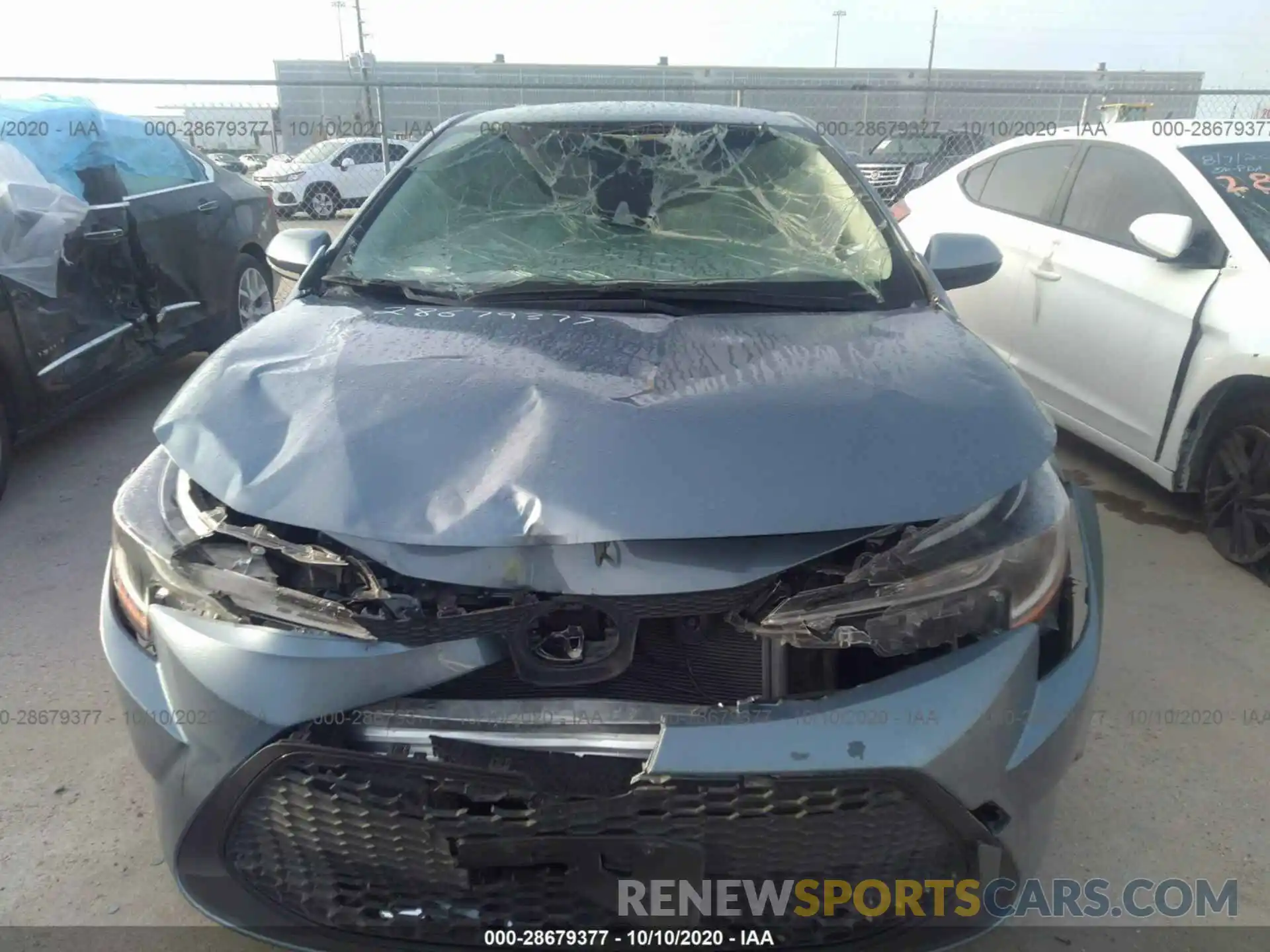 6 Photograph of a damaged car JTDEPRAE5LJ084279 TOYOTA COROLLA 2020