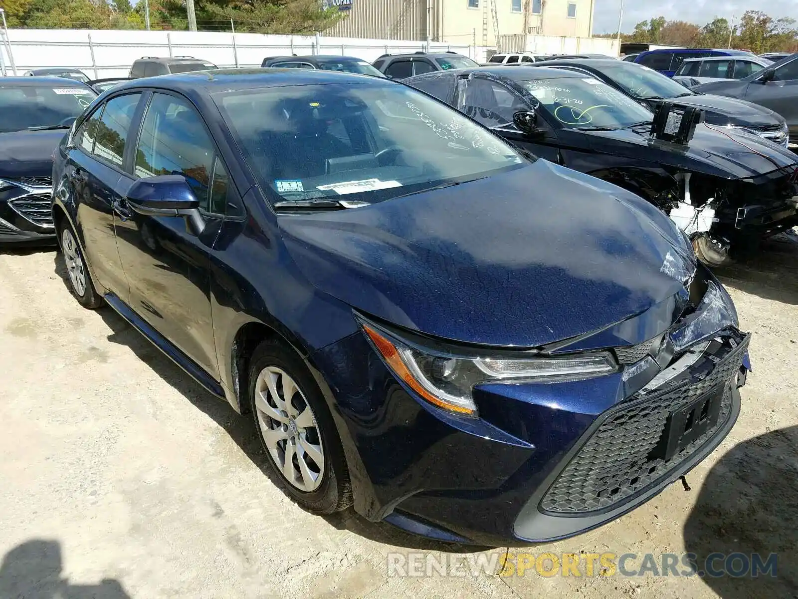 1 Photograph of a damaged car JTDEPRAE5LJ084282 TOYOTA COROLLA 2020