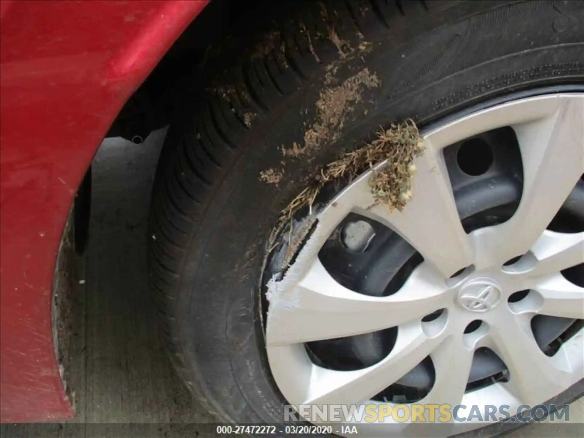 10 Photograph of a damaged car JTDEPRAE5LJ084878 TOYOTA COROLLA 2020