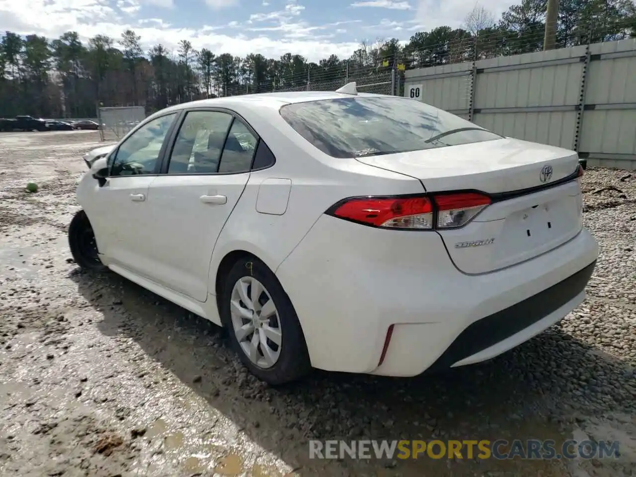 3 Photograph of a damaged car JTDEPRAE5LJ085058 TOYOTA COROLLA 2020