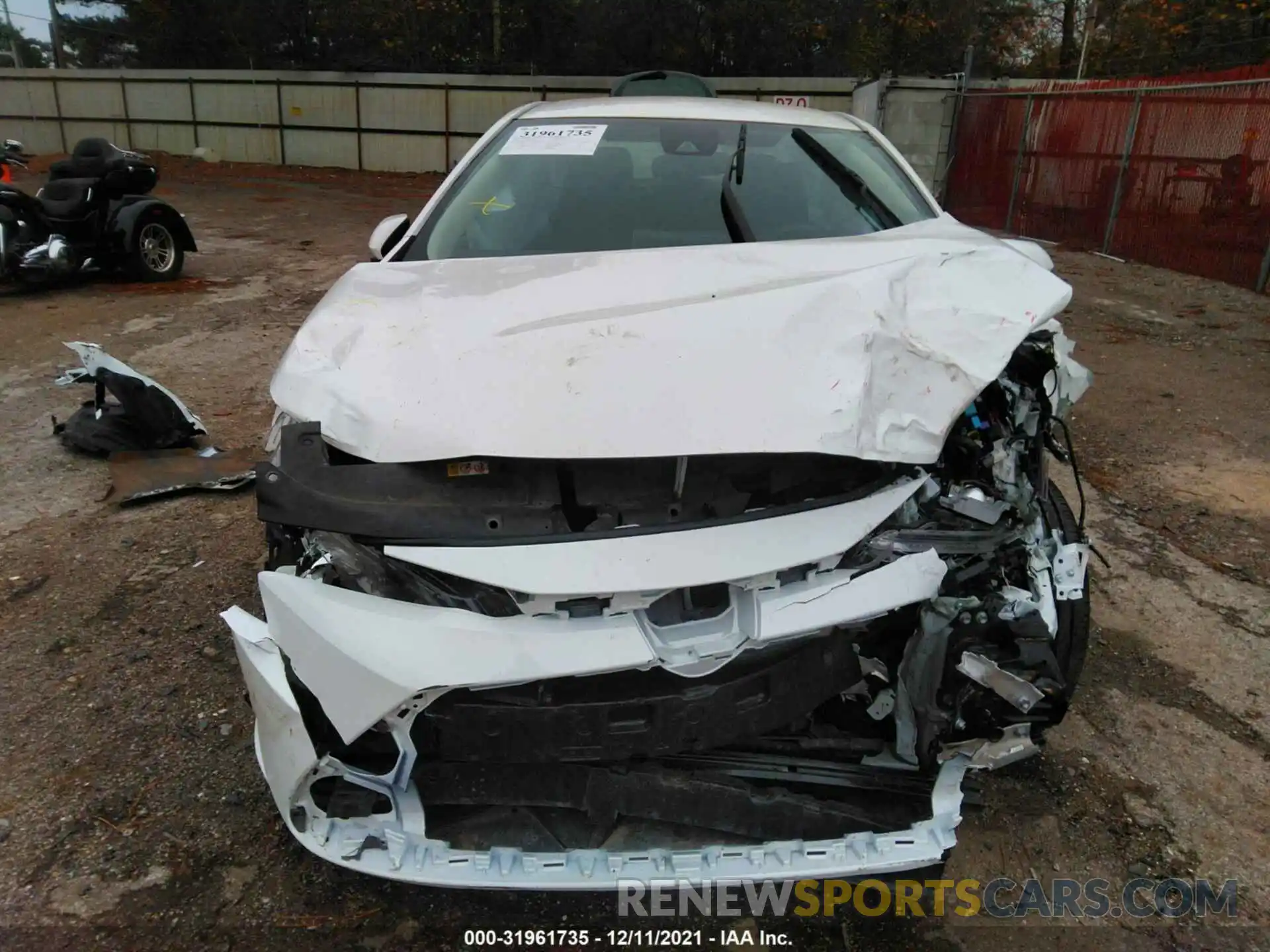 6 Photograph of a damaged car JTDEPRAE5LJ085464 TOYOTA COROLLA 2020