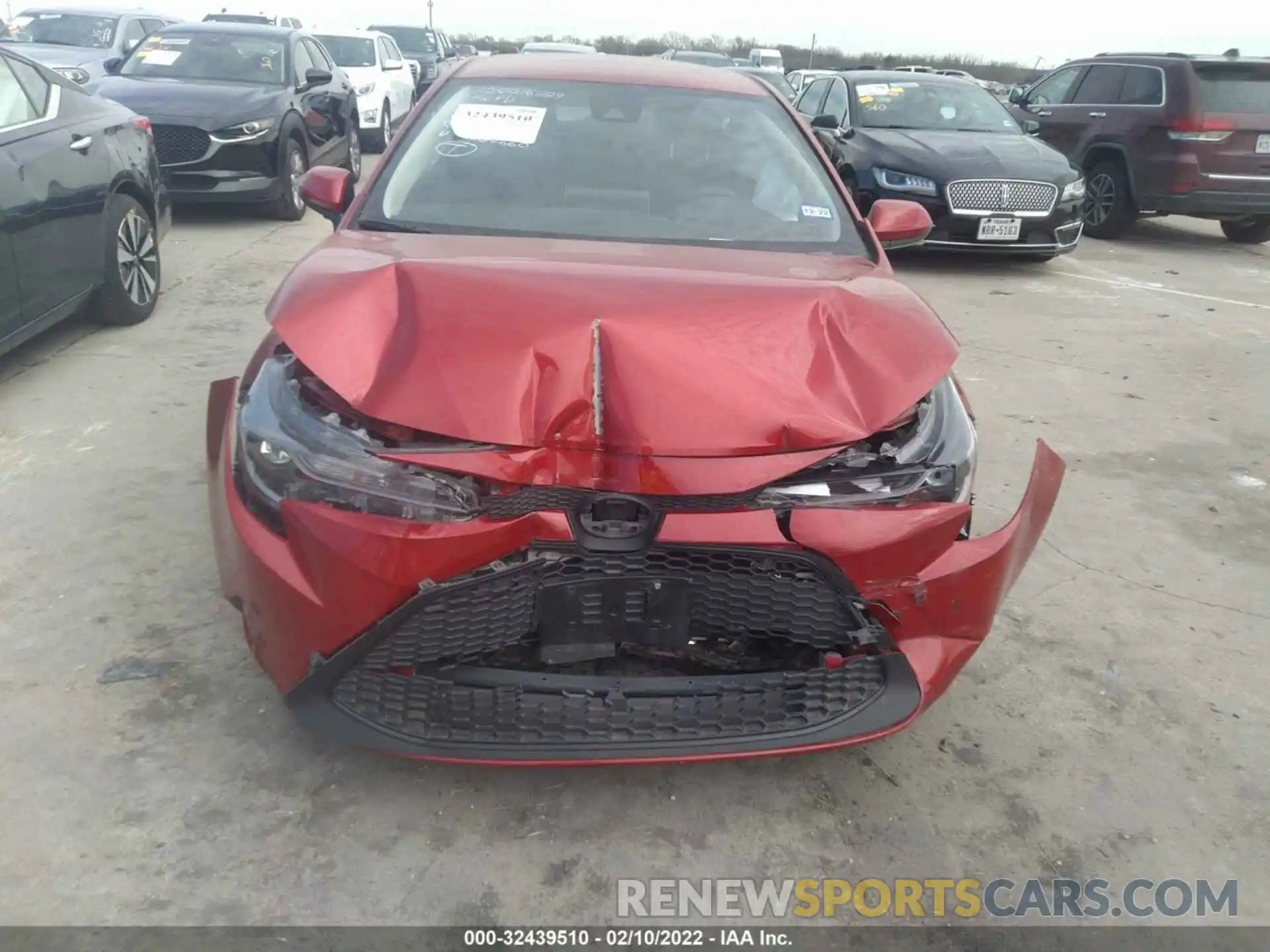 6 Photograph of a damaged car JTDEPRAE5LJ085660 TOYOTA COROLLA 2020