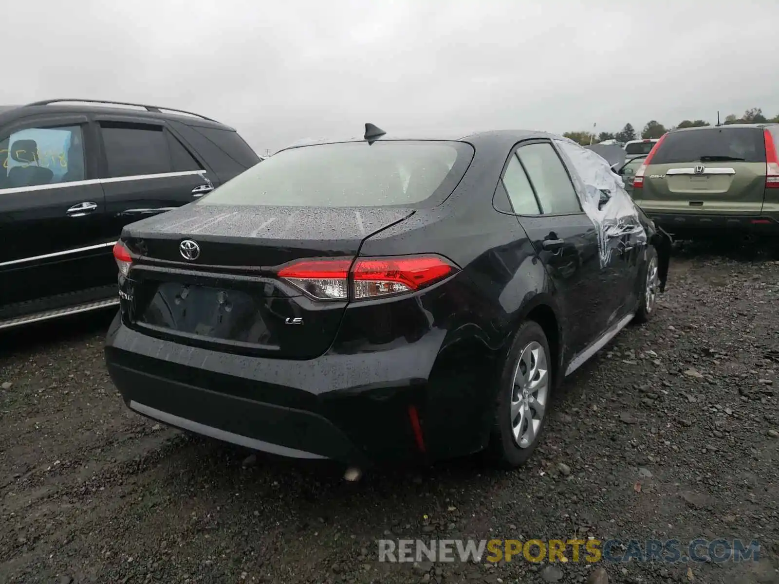 4 Photograph of a damaged car JTDEPRAE5LJ086100 TOYOTA COROLLA 2020