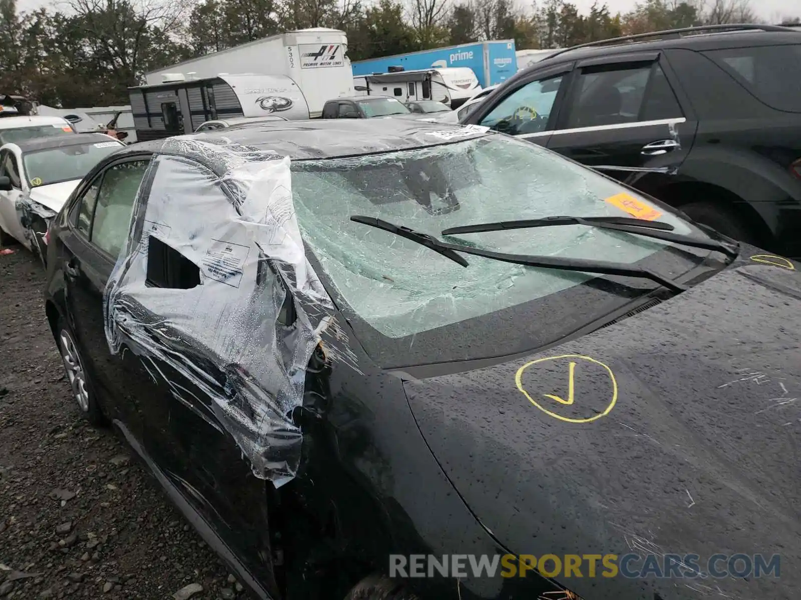 9 Photograph of a damaged car JTDEPRAE5LJ086100 TOYOTA COROLLA 2020