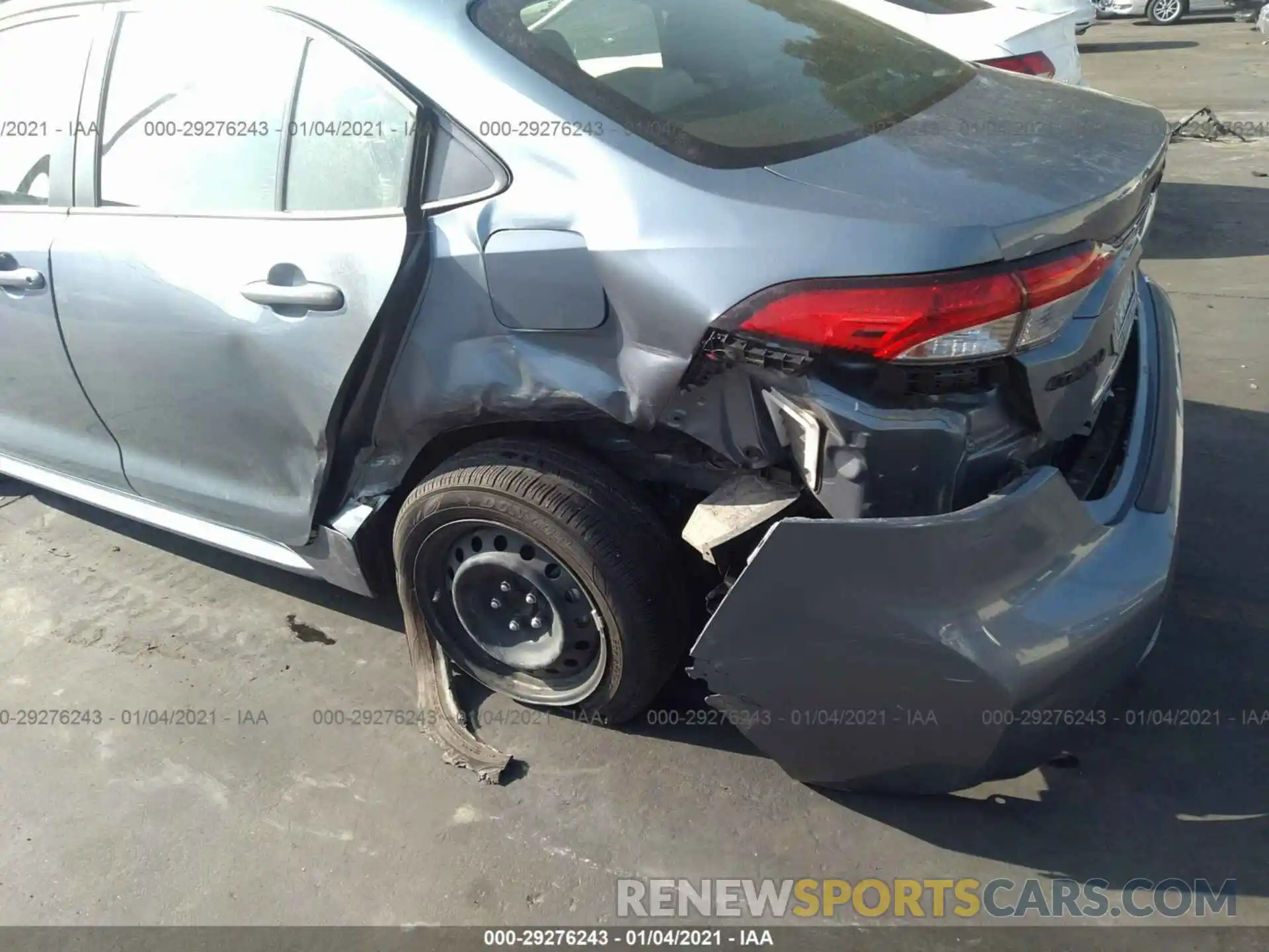 6 Photograph of a damaged car JTDEPRAE5LJ086159 TOYOTA COROLLA 2020