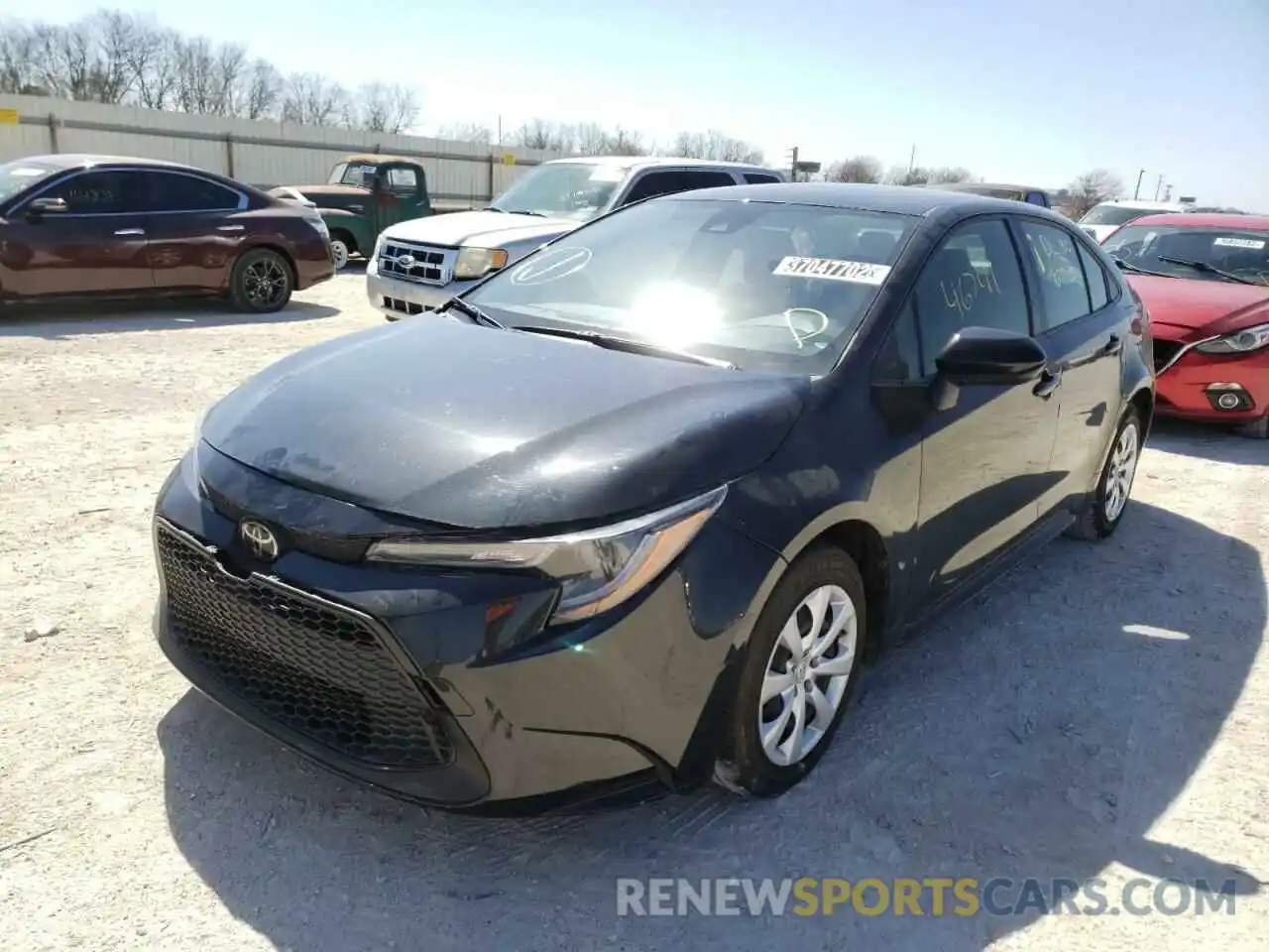 2 Photograph of a damaged car JTDEPRAE5LJ086646 TOYOTA COROLLA 2020