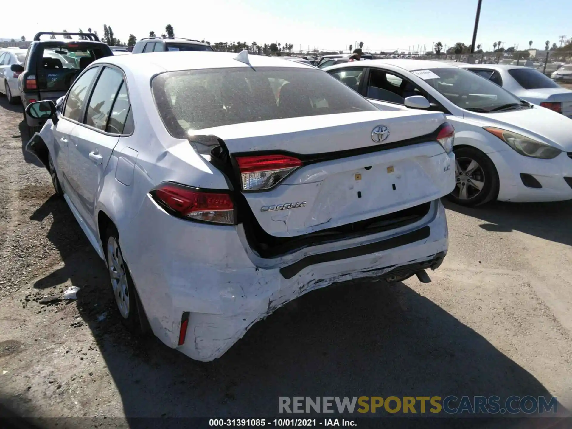 6 Photograph of a damaged car JTDEPRAE5LJ086727 TOYOTA COROLLA 2020