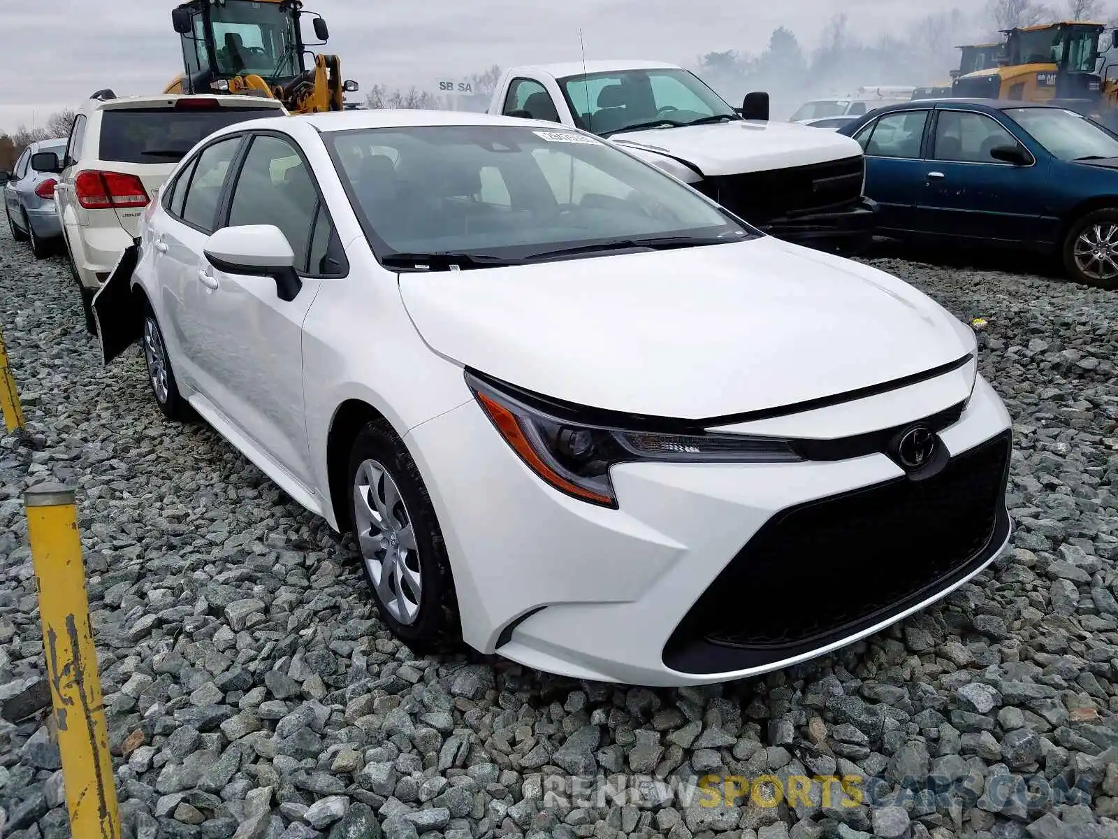 1 Photograph of a damaged car JTDEPRAE5LJ086775 TOYOTA COROLLA 2020