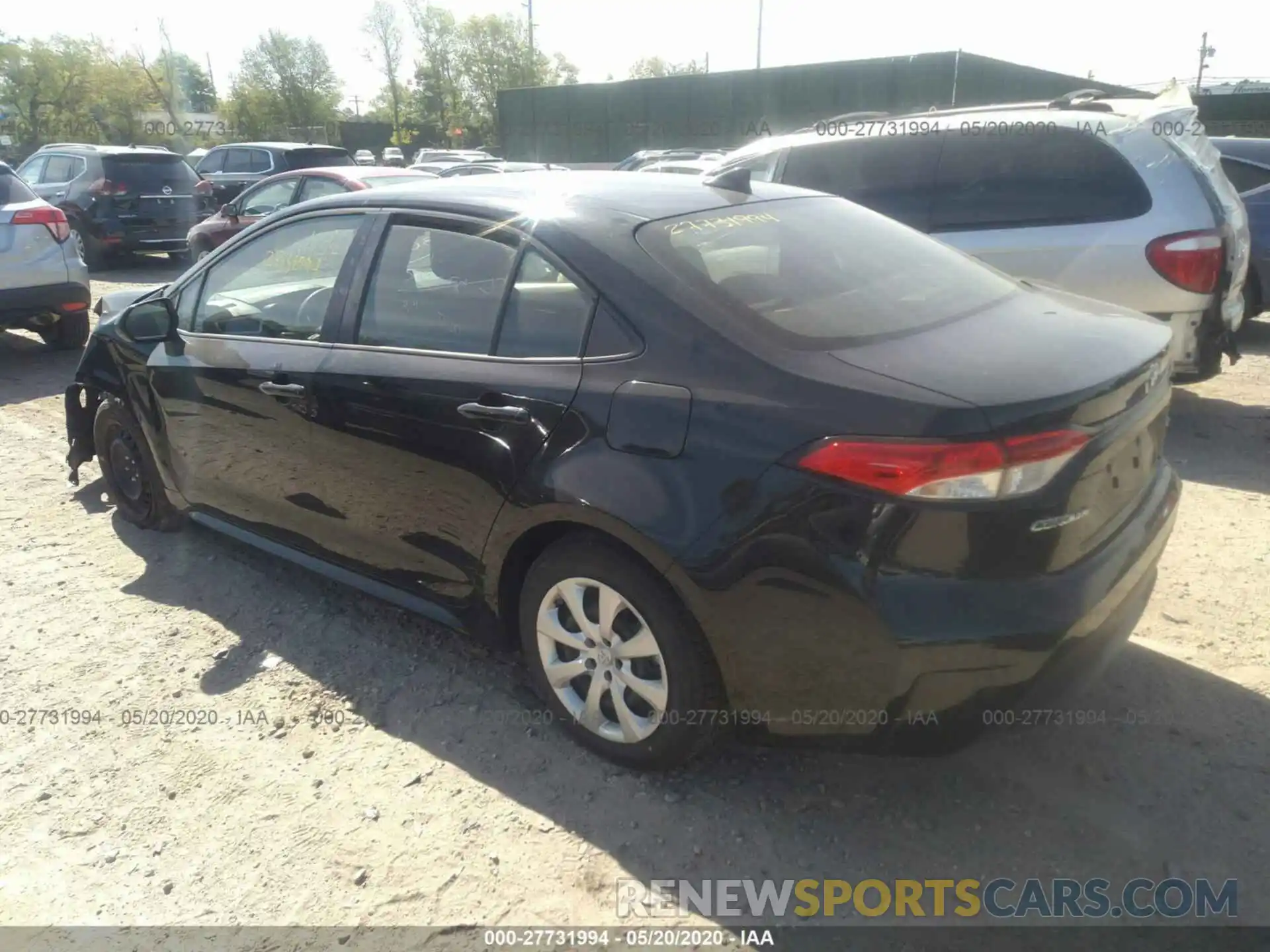 3 Photograph of a damaged car JTDEPRAE5LJ087019 TOYOTA COROLLA 2020