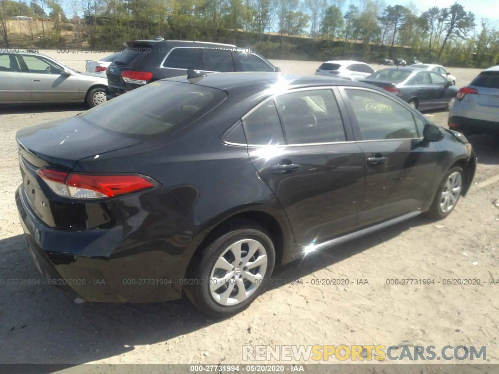 4 Photograph of a damaged car JTDEPRAE5LJ087019 TOYOTA COROLLA 2020